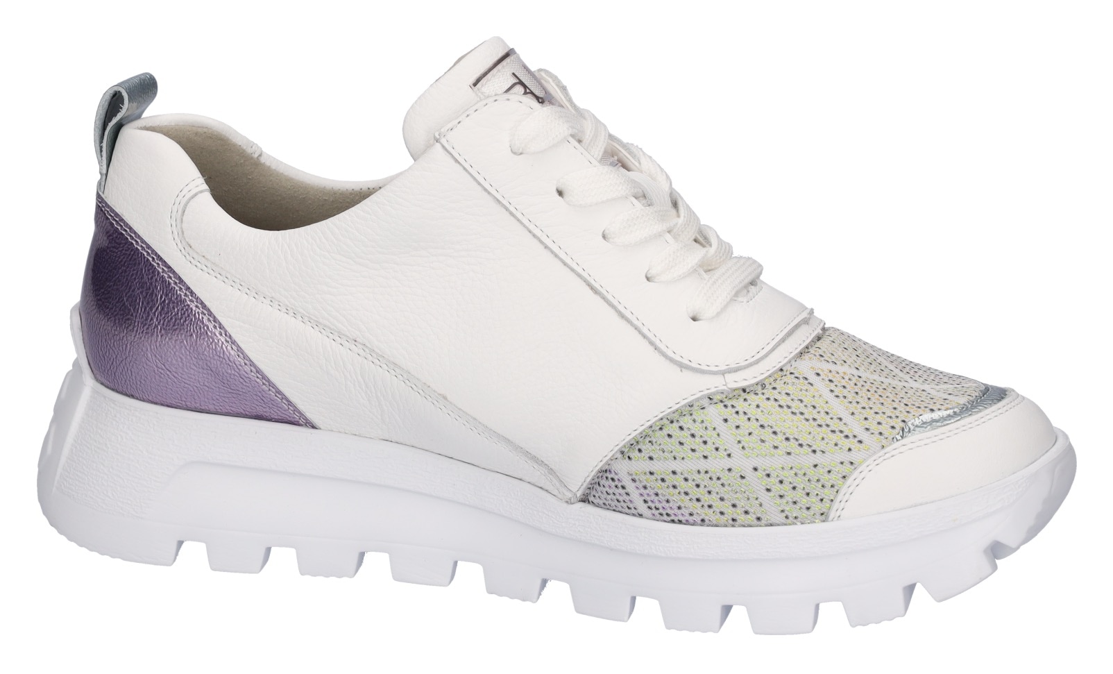 Waldläufer Plateausneaker »H-AJALA«, Halbschuh, Schnürschuh, Freizeitschuh mit Kontrastbesätzen, Weite H