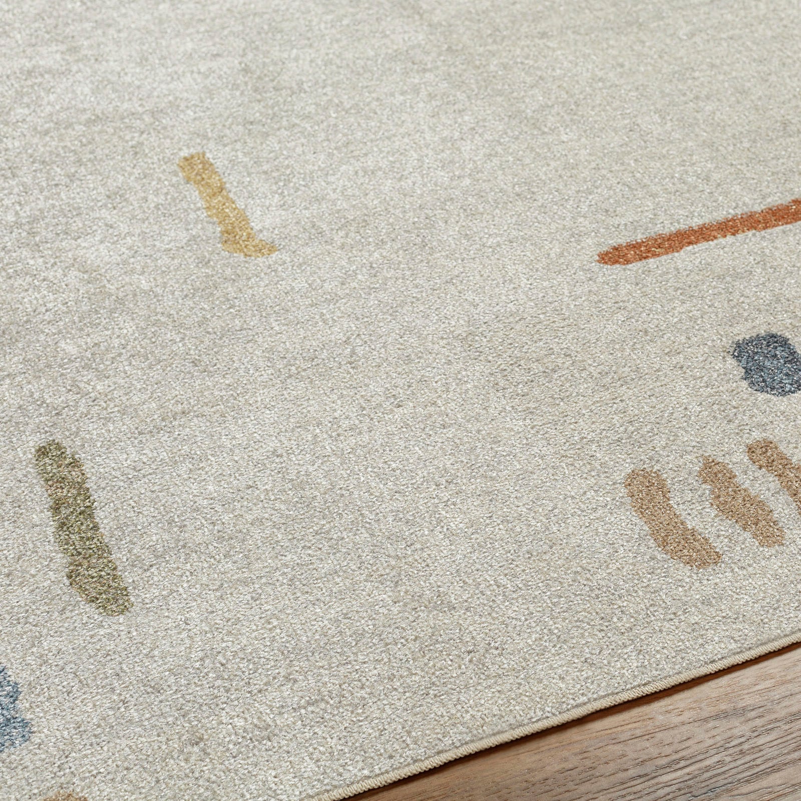 Livabliss Teppich »KITTILA«, rechteckig, 5 mm Höhe, Maschinenwaschbar, Boho Kurzflor Wohnzimmerteppich, Schlafzimmer