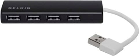 Belkin USB-Adapter »USB 2.0 HUB, 1:4, SLIM, Passiv«, USB Typ C zu USB Typ C