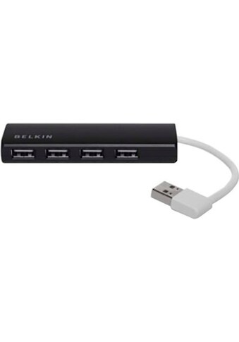 USB-Adapter »USB 2.0 HUB, 1:4, SLIM, Passiv«, USB Typ C zu USB Typ C