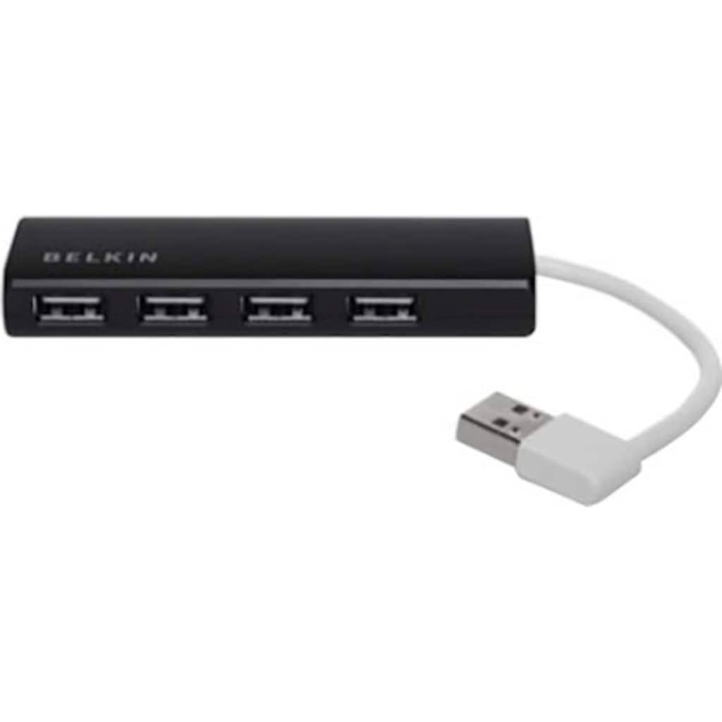 Belkin USB-Adapter »USB 2.0 HUB, 1:4, SLIM, Passiv«, USB Typ C zu USB Typ C