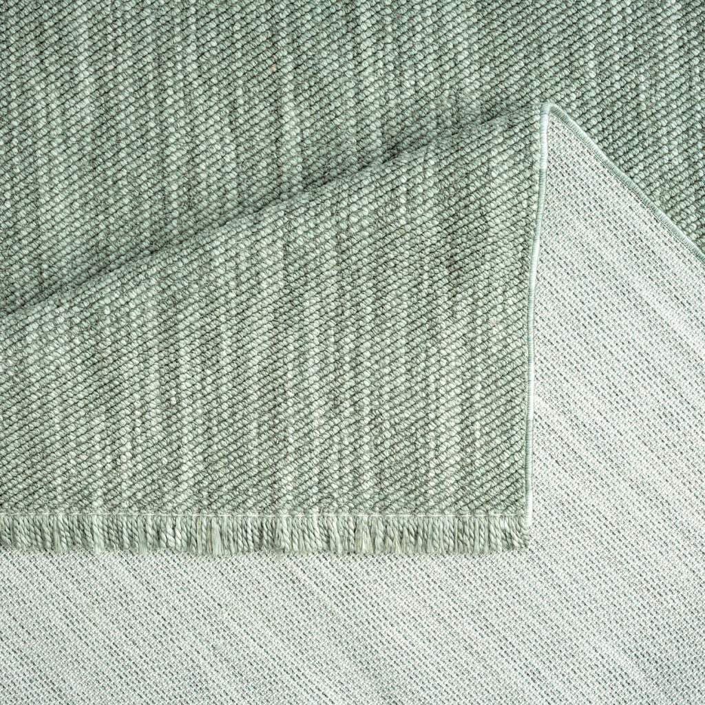 Carpet City Teppich »LINDO 8843«, rechteckig, 11 mm Höhe, Kurzflor, Hochtief-Muster/ 3D-Effekt, Fransen, Boho-Stil, Wohnzimmer
