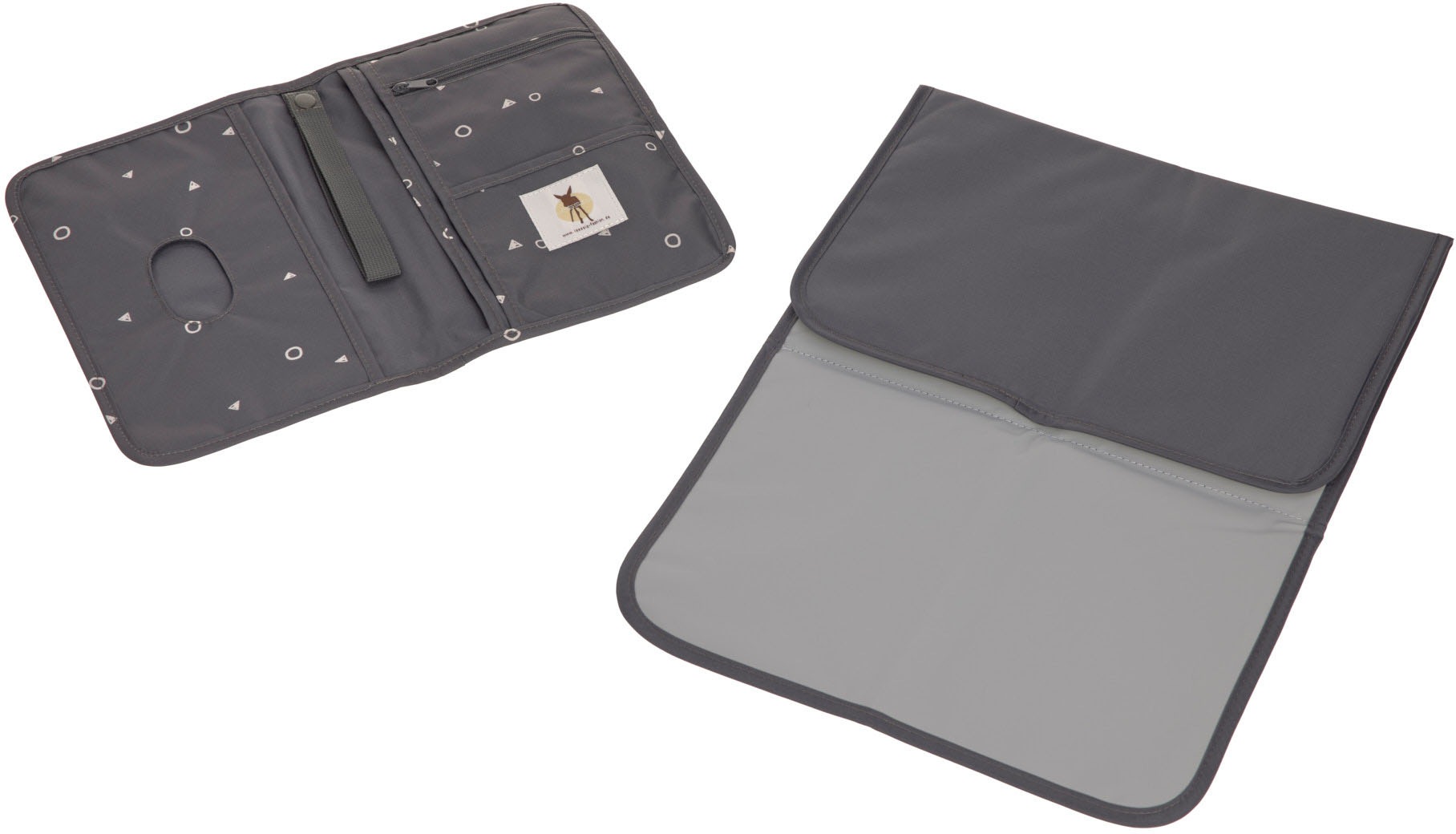 LÄSSIG Windeltasche »Casual, Changing Pouch, Universe Anthracite«, PETA-approved vegan