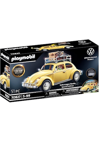 Playmobil® Konstruktions-Spielset »Volkswagen Käfer - Special Edition (70827)«, (51... kaufen