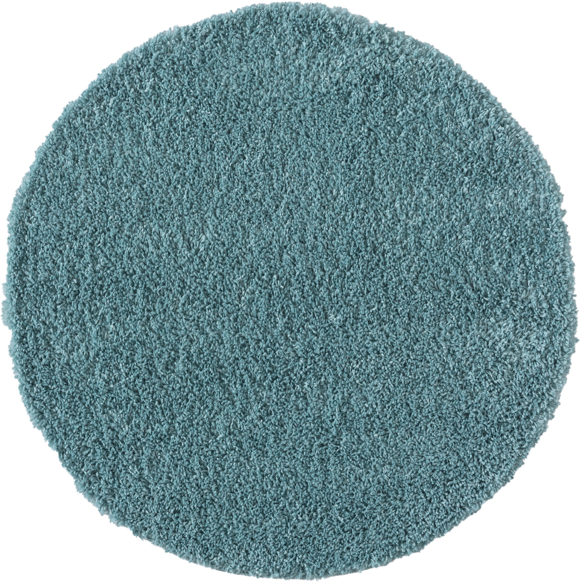 Myflair Möbel & Accessoires Hochflor-Teppich »My Shaggy«, rund, 37 mm Höhe, Shaggy, Uni Farben, leicht glänzend, Microfaser, extra flauschig