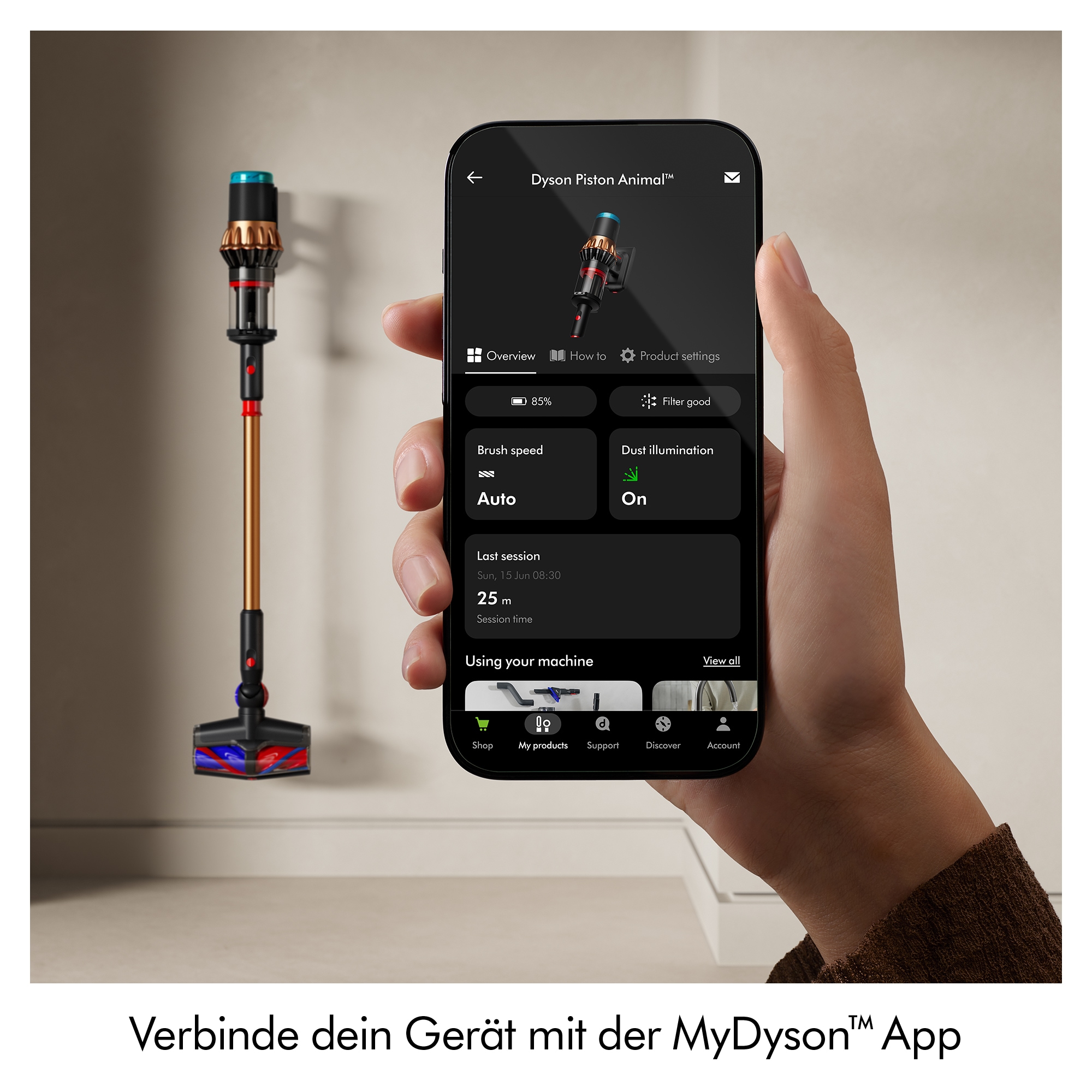 DYSON Akku-Stielstaubsauger »V16 Piston Animal Submarine«
