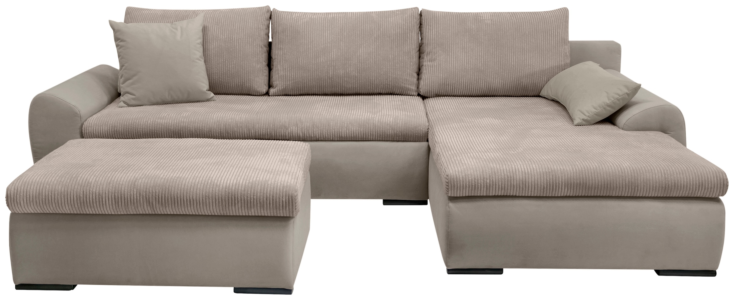 Home affaire Ecksofa »Win L-Form«, wahlweise mit Bettfunktion und Bettkasten