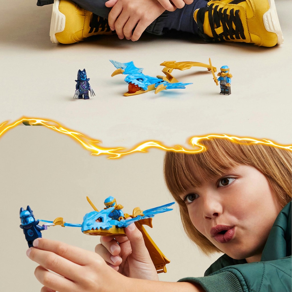 LEGO® Konstruktionsspielsteine »Nyas Drachengleiter(71802), LEGO Ninjago«, (26 St.)