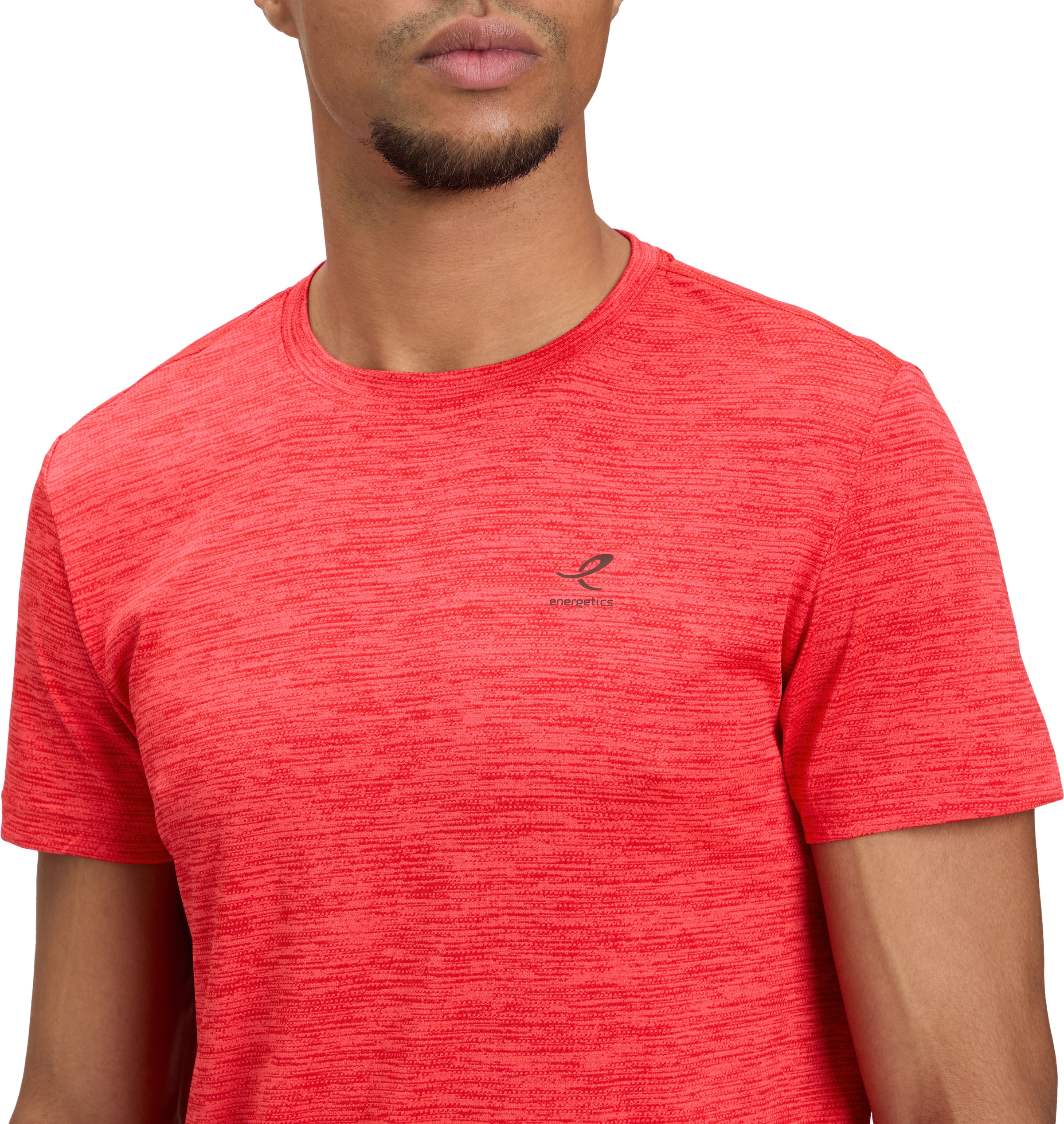 Energetics T-Shirt »He.-T-Shirt Telly II SS M« mit Rundhalsausschnitt, Kurzarmdesign, aus Polyester, normaler Schnitt