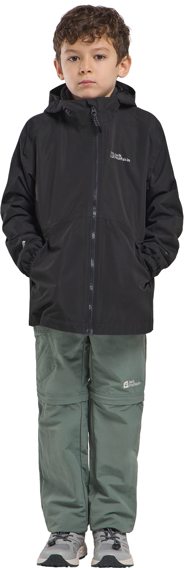 Jack Wolfskin 3-in-1-Funktionsjacke »ICELAND 3IN1 JACKET K« mitKapuze 3in1, wasserdicht, Übergangsjacke/Winterjacke
