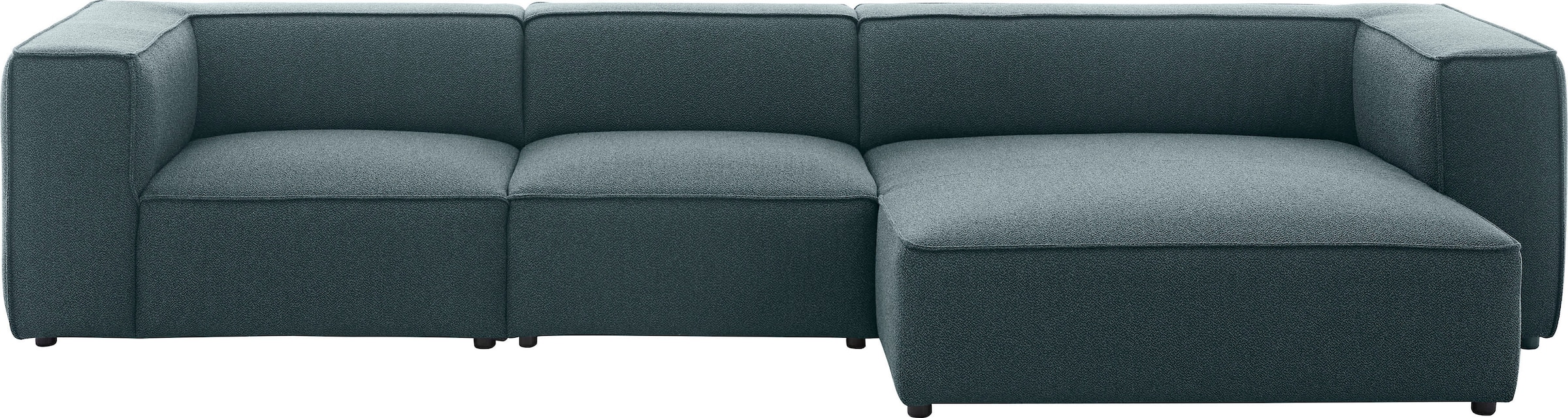 W.SCHILLIG Ecksofa »around-the-block Mega Sofa, viel Platz und hoher Sitzkomfort, L-Form« mit eleganter Biese, mit Federkern, Breite 341 cm