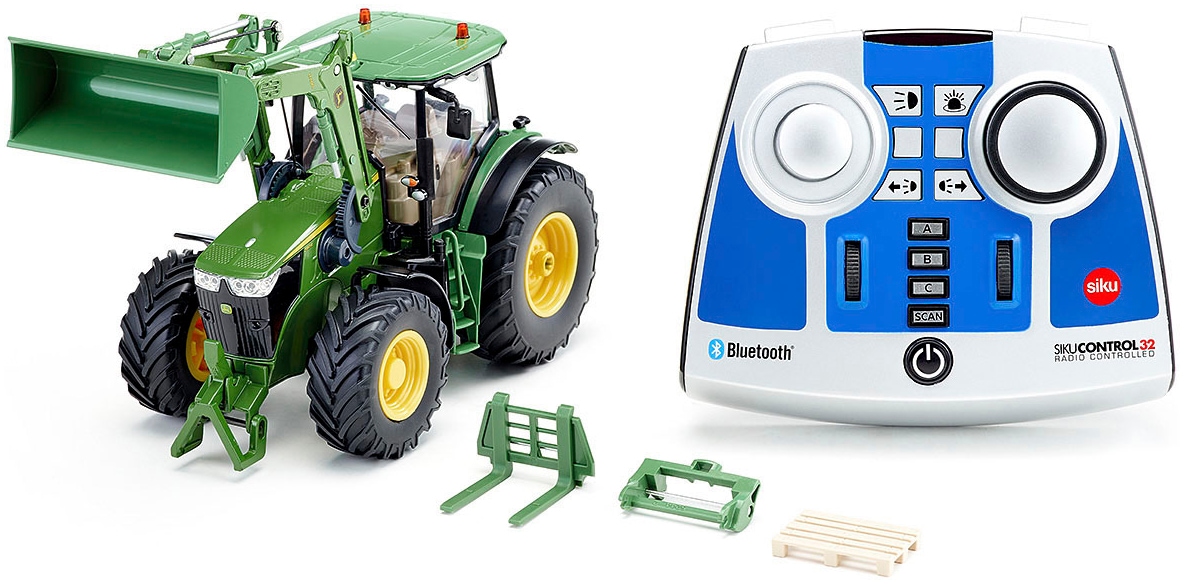 RC-Traktor »Siku Control, RC John Deere 7310R (6795)«, mit Licht und weiteren...