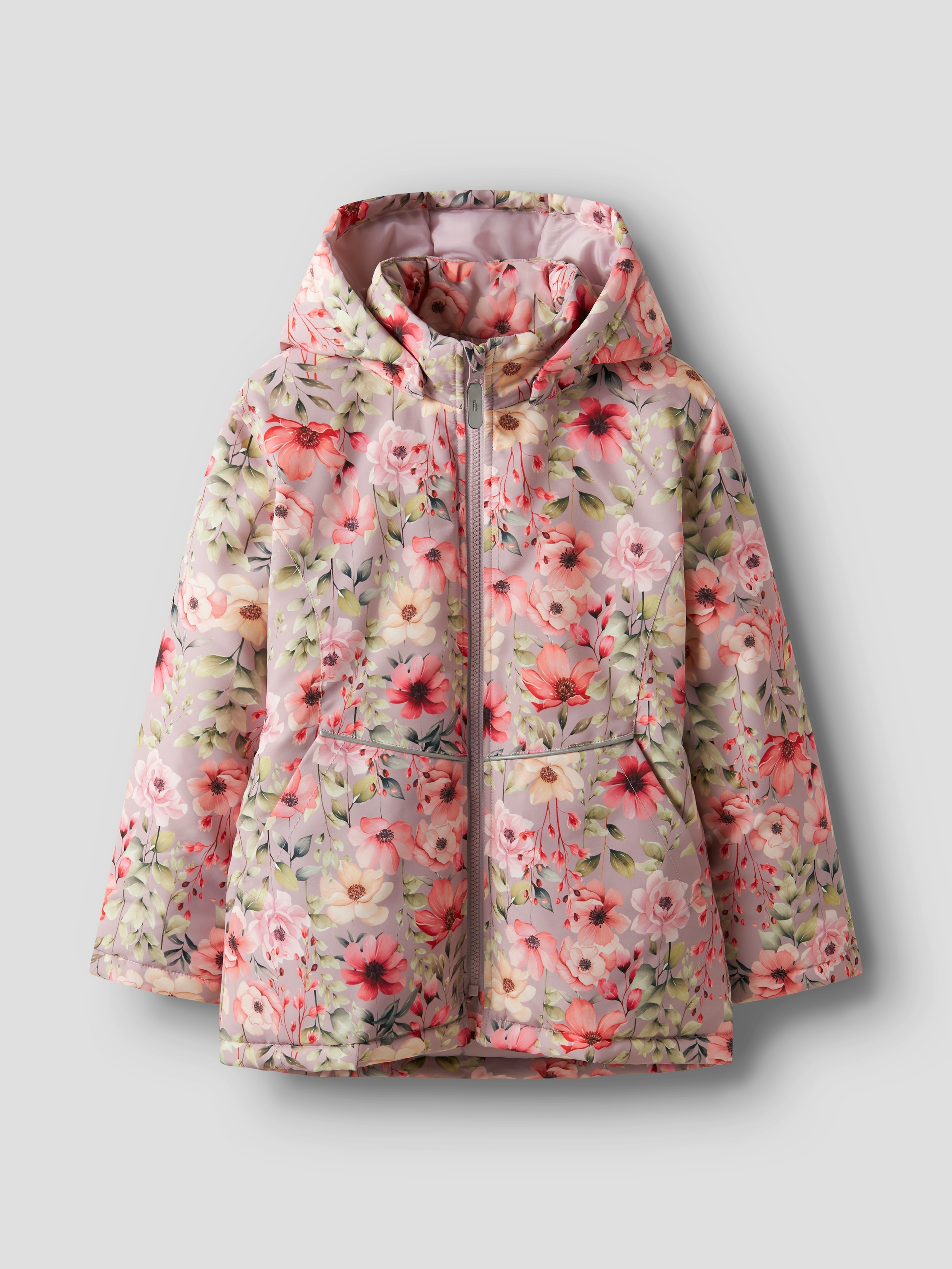 Name It Outdoorjacke »NKFMAXI PA JACKET AOP NOOS«, mit Kapuze