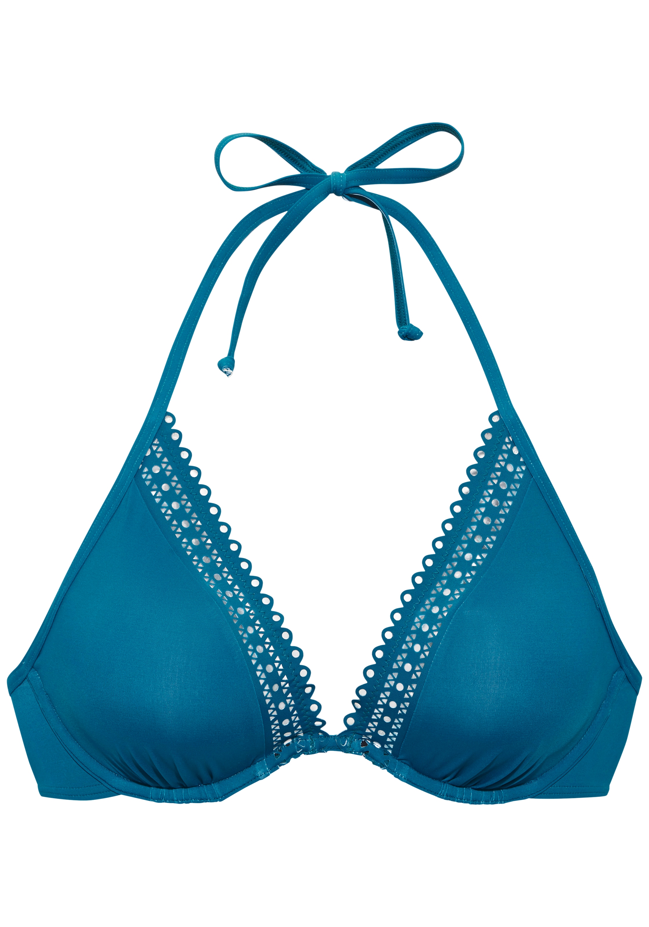 s.Oliver Bügel-Bikini-Top »Aiko« mit Häkeloptik