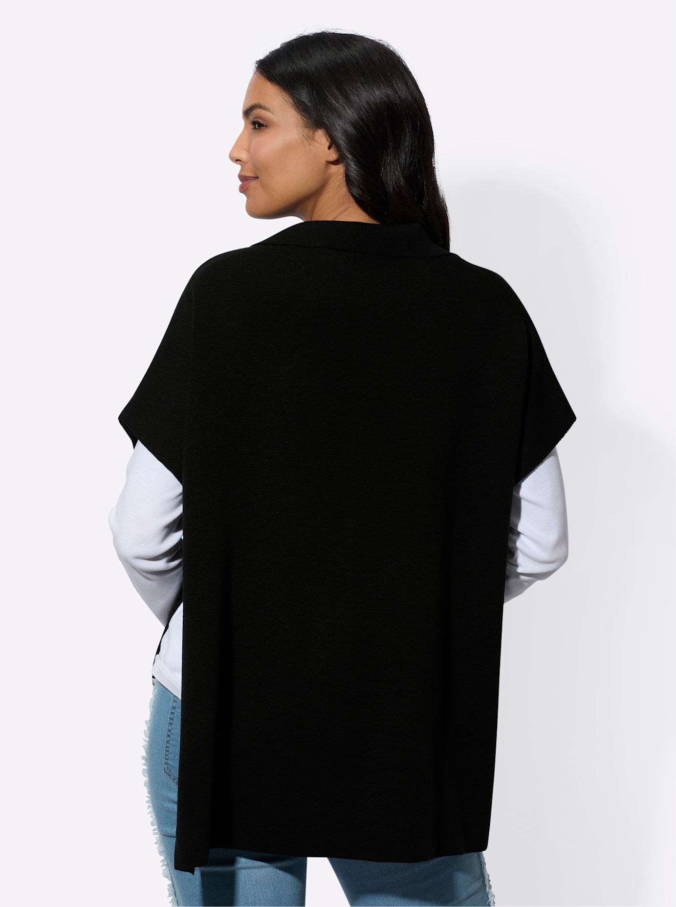 Classic Basics Strickcape