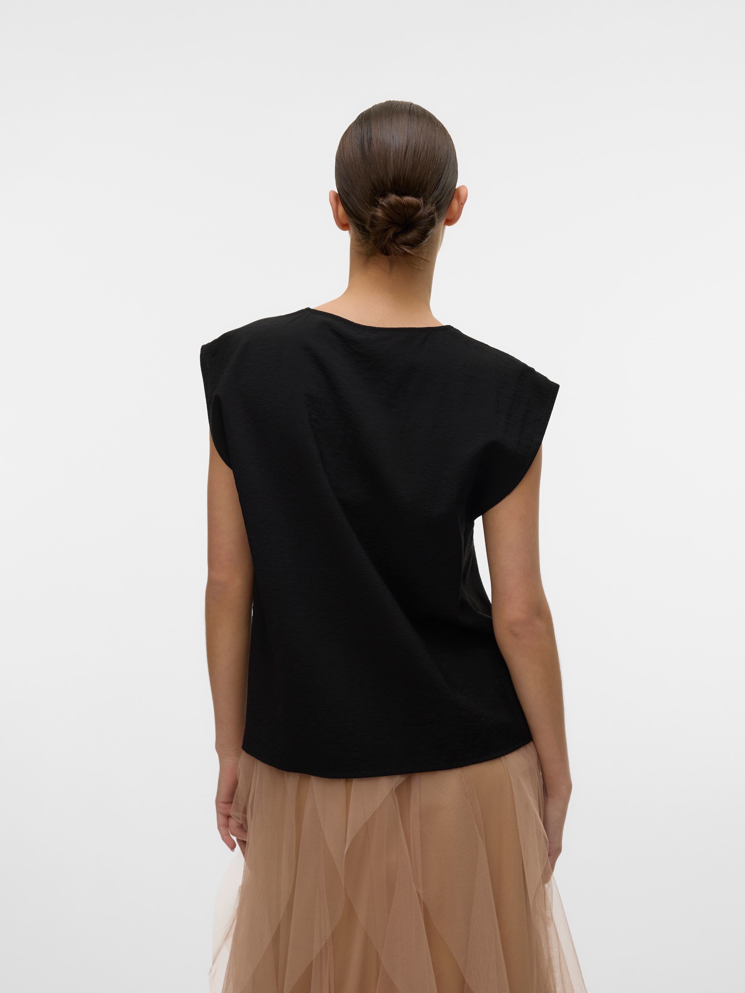 Vero Moda Spitzentop »VMSAFA SL V-NECK LACE TOP WVN GA NOOS«