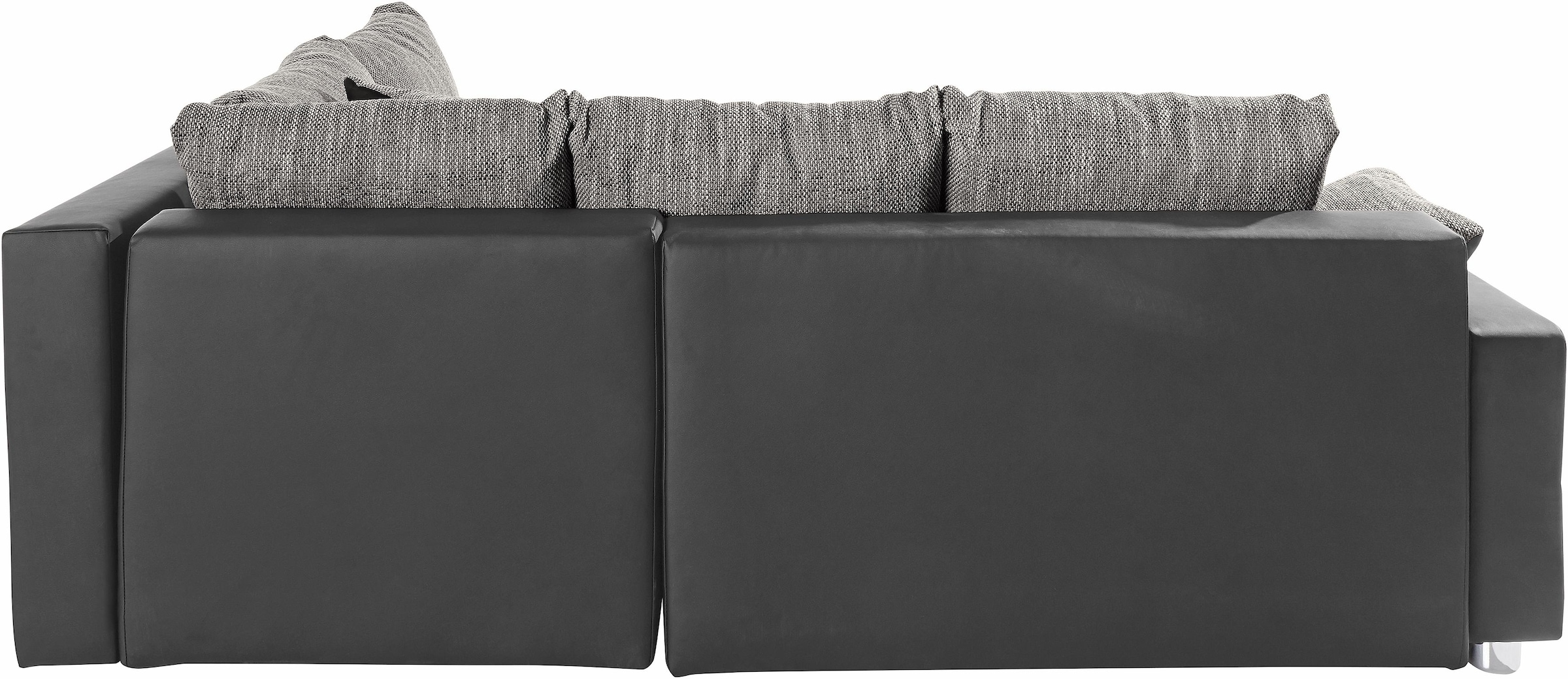 COLLECTION AB Ecksofa Parma, mit Bettfunktion, inkl. Zier- und Rückenkissen