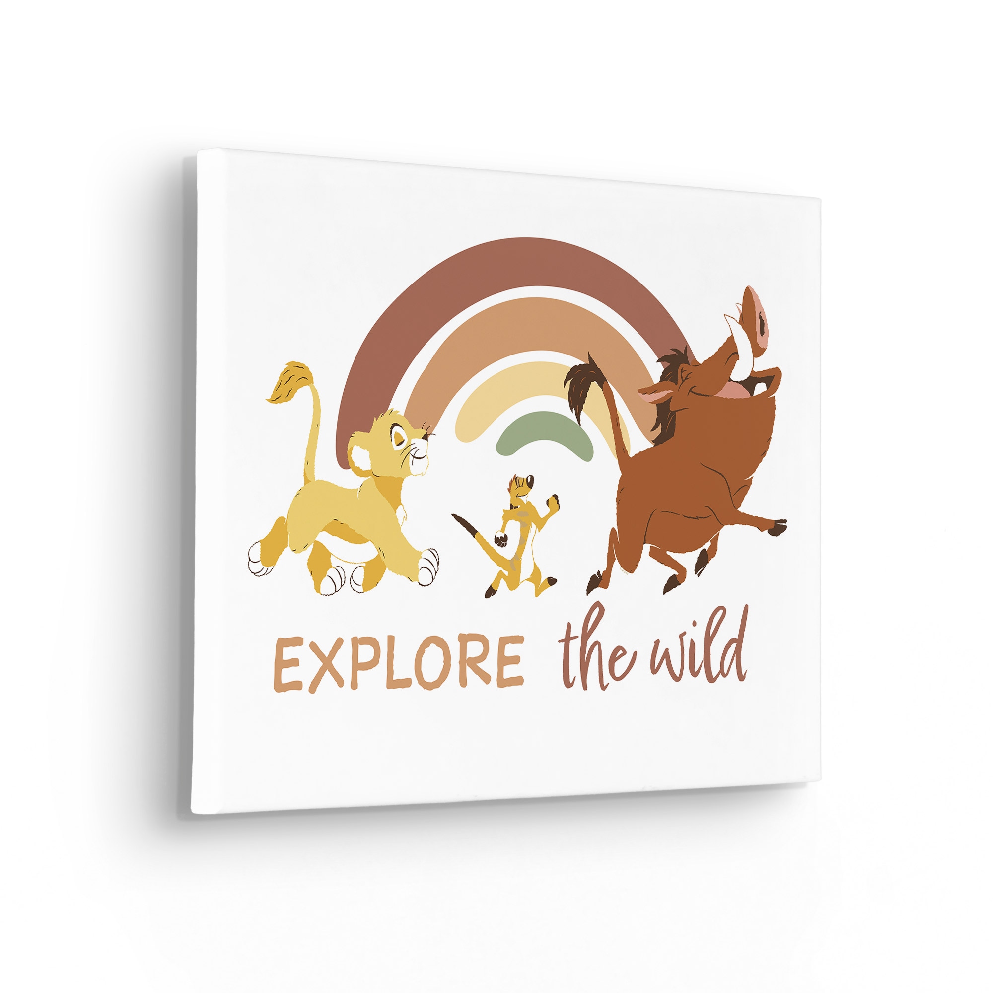 Komar Leinwandbild »Disney The Lion King Explore the Wild«, Disney, (1 St.), 30 x 40 cm (Breite x Höhe) - Kinderzimmer, Dekoration