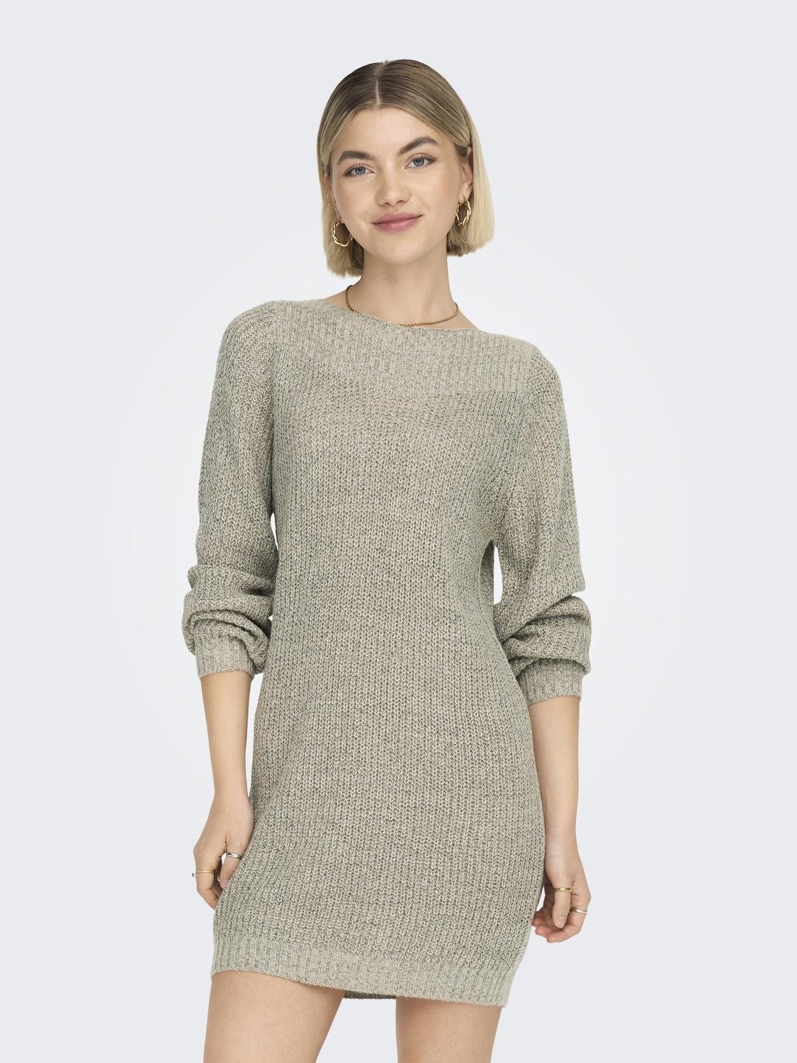 Minikleid »JDYWHITNEY MEGAN L/S BOAT DRESS KNT NOOS«