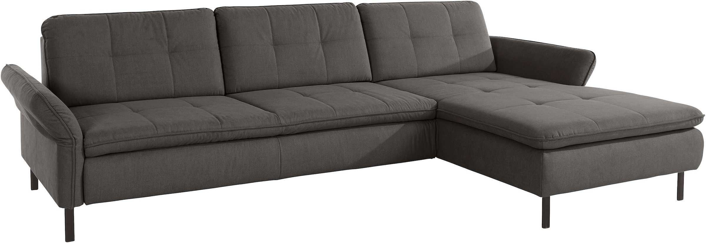 INOSIGN Ecksofa »Birkholm L-Form«, Armlehnverstellung, auch in Easy Clean Bezug - mit Wasser zu reinigen