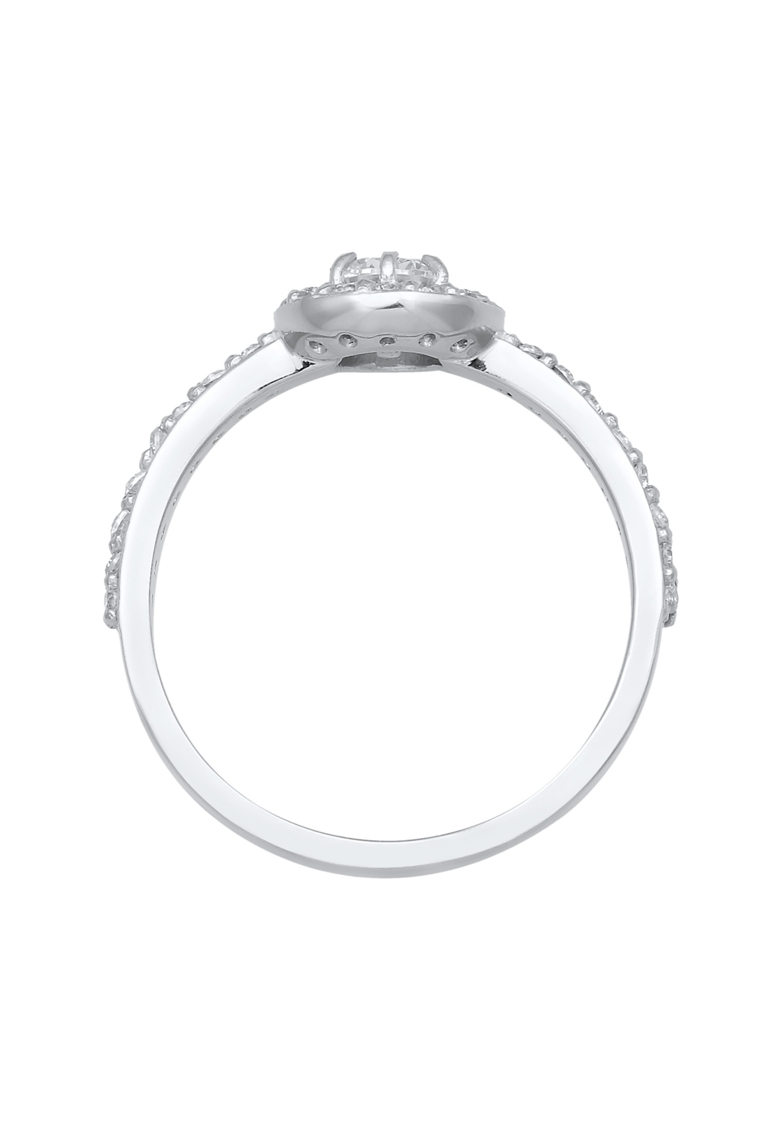 Elli Verlobungsring »Ring Zirkonia Klassik Verlobung 925 Silber«