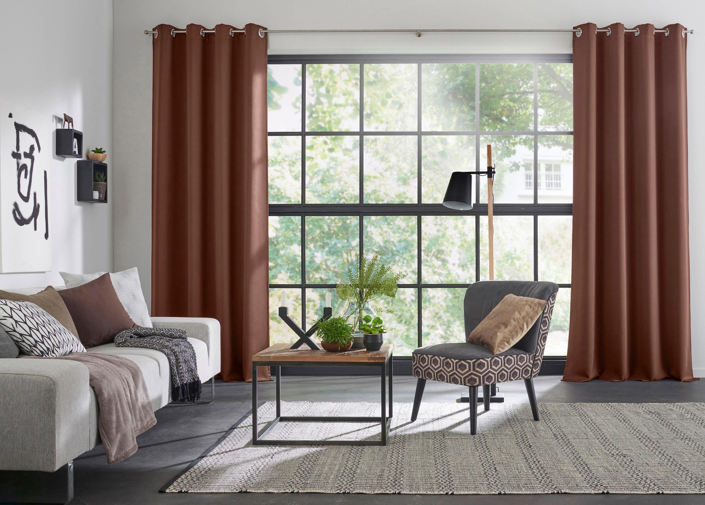 Wirth Vorhang »Dim out« Ösen 1 Stk. tlg.