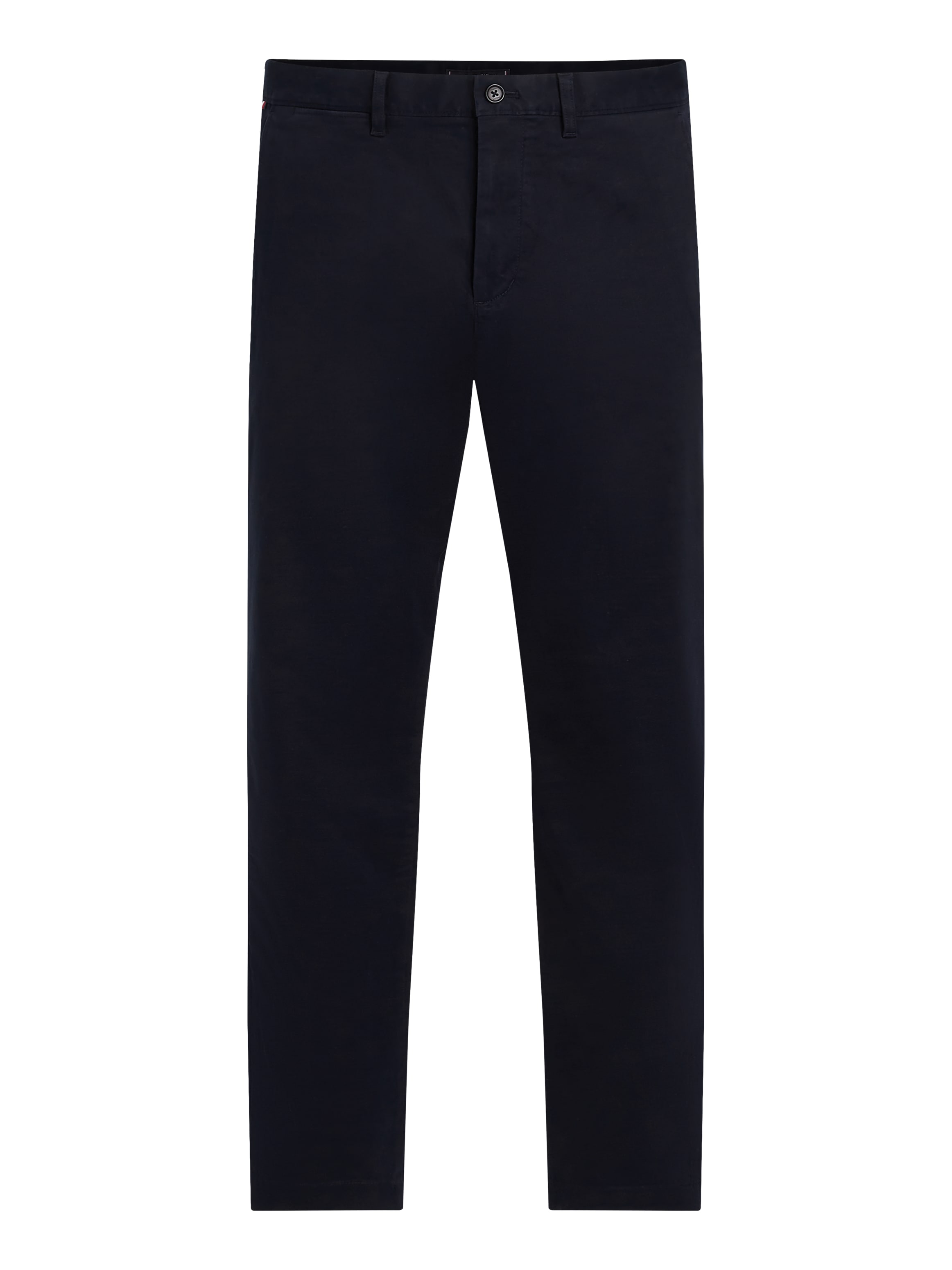 Tommy Hilfiger Chinohose »DENTON CHINO SATIN«, mit Gesäßtaschen mit Knopf, Logostickerei