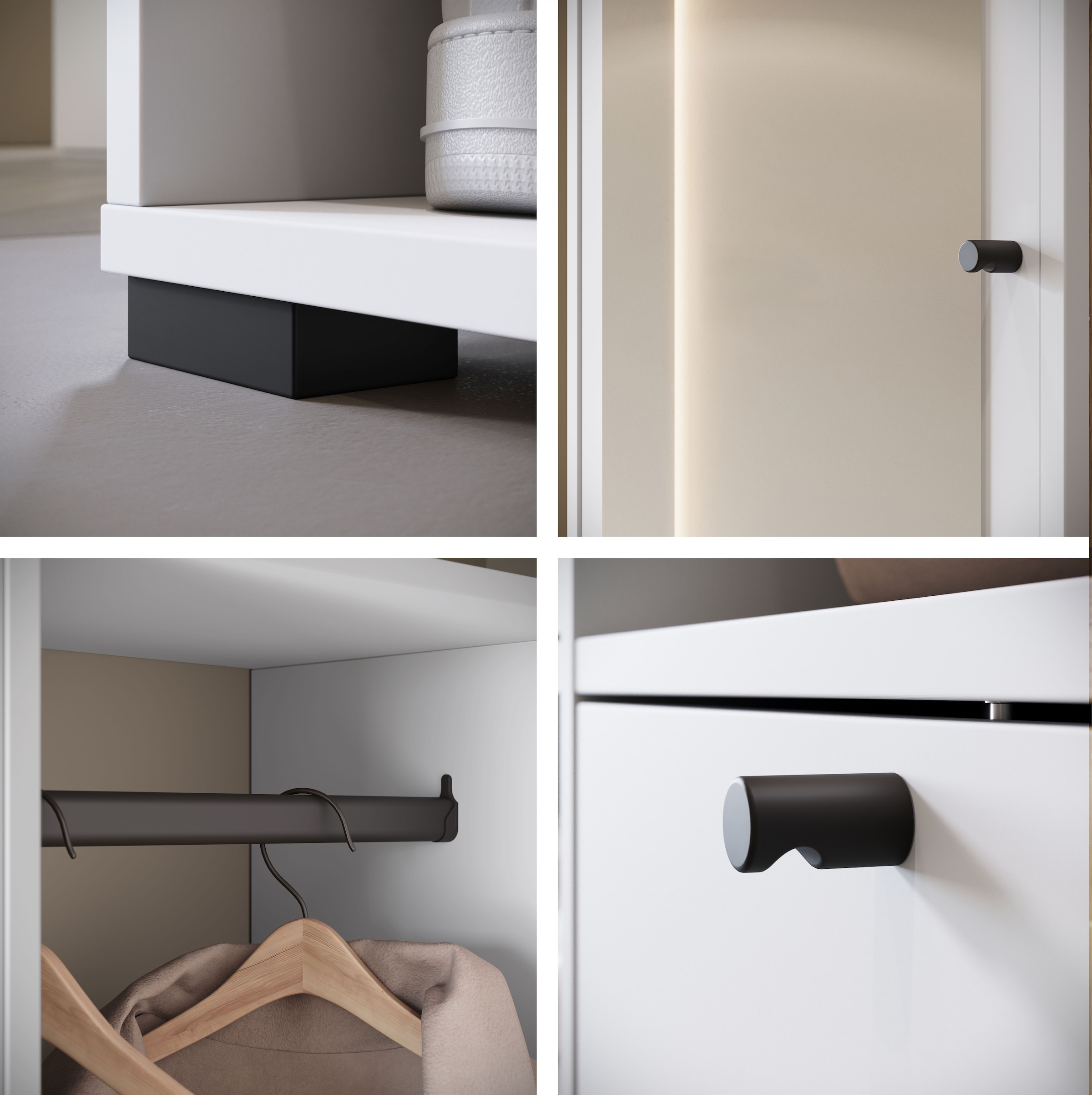 Home affaire Garderoben-Set »Garderobe mit Spiegel, Sitzbank und Kleiderstange« 1 Stk. tlg.