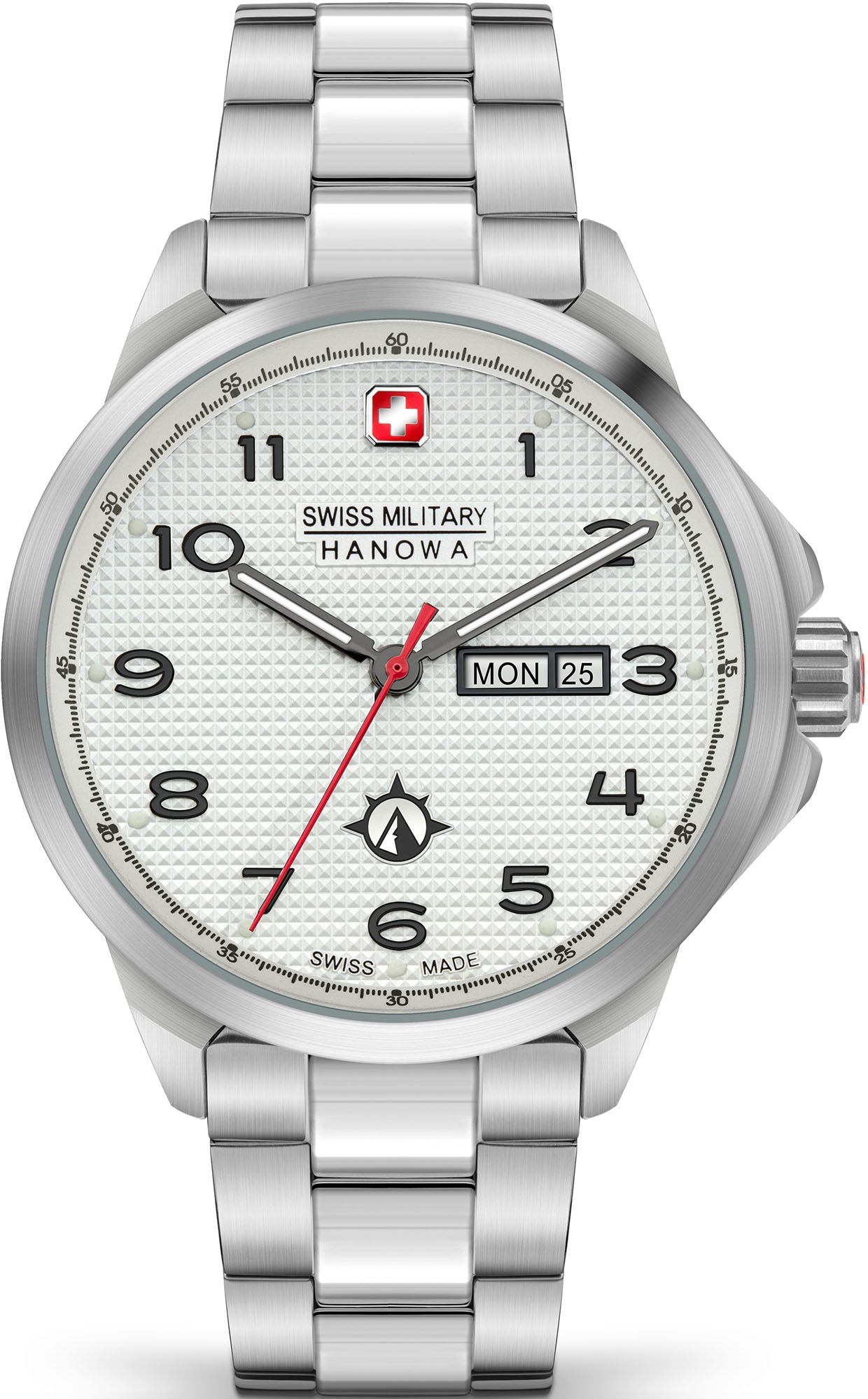 Swiss Military Hanowa Schweizer Uhr »PUMA, SMWGH2100302«, Quarzuhr, Armbanduhr, Herrenuhr, Swiss Made, Datum, Saphirglas, analog