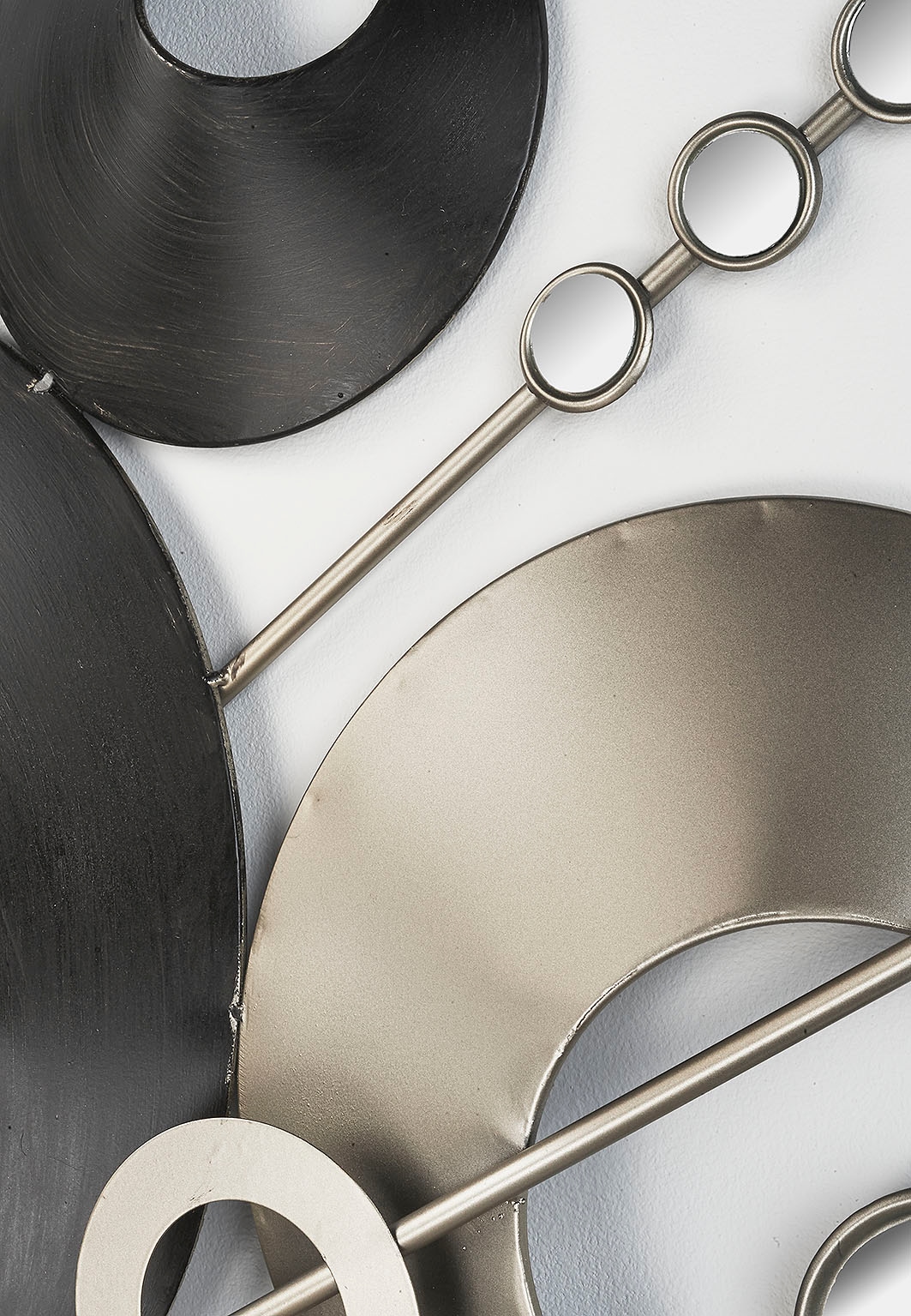 locker Wanddekoobjekt »Wandbild Kreise/Spiegel«