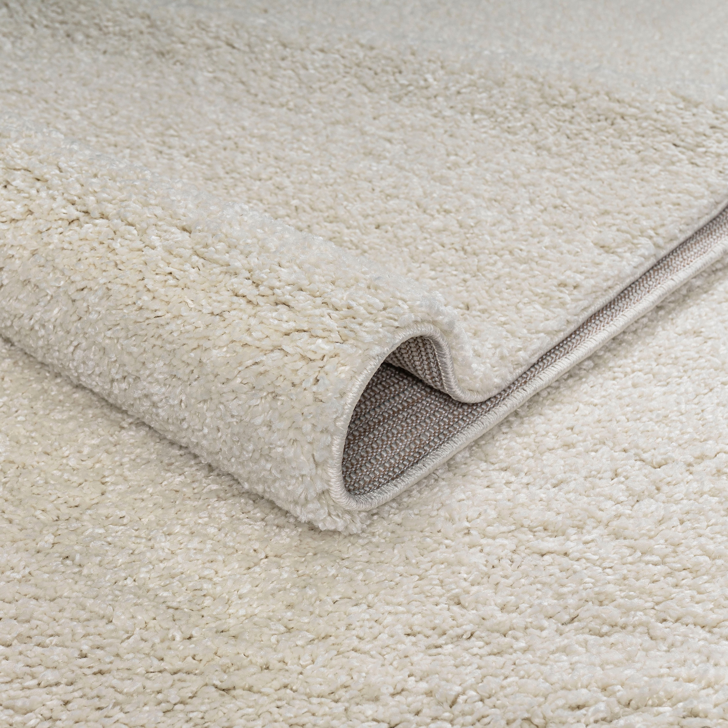 Home affaire Hochflor-Teppich »Viva«, rechteckig, 45 mm Höhe, Uni Farben, einfarbig, besonders weich und kuschelig