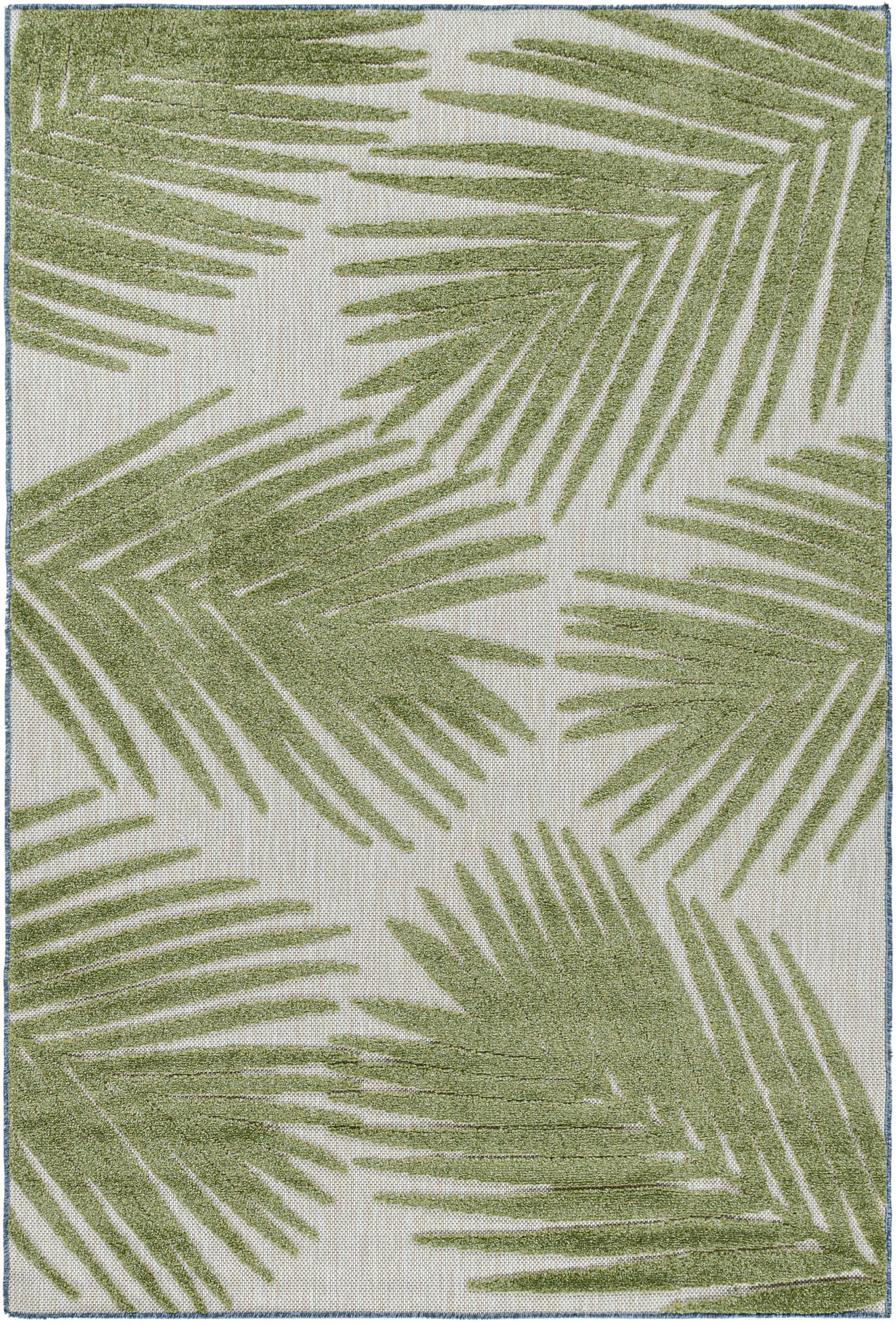 Ayyildiz Teppiche Outdoorteppich »BAHAMA 5155« rechteckig 8 mm Höhe Läufer, Flachflor mit Hoch-Tief-Struktur, In-und Outdoor geeignet