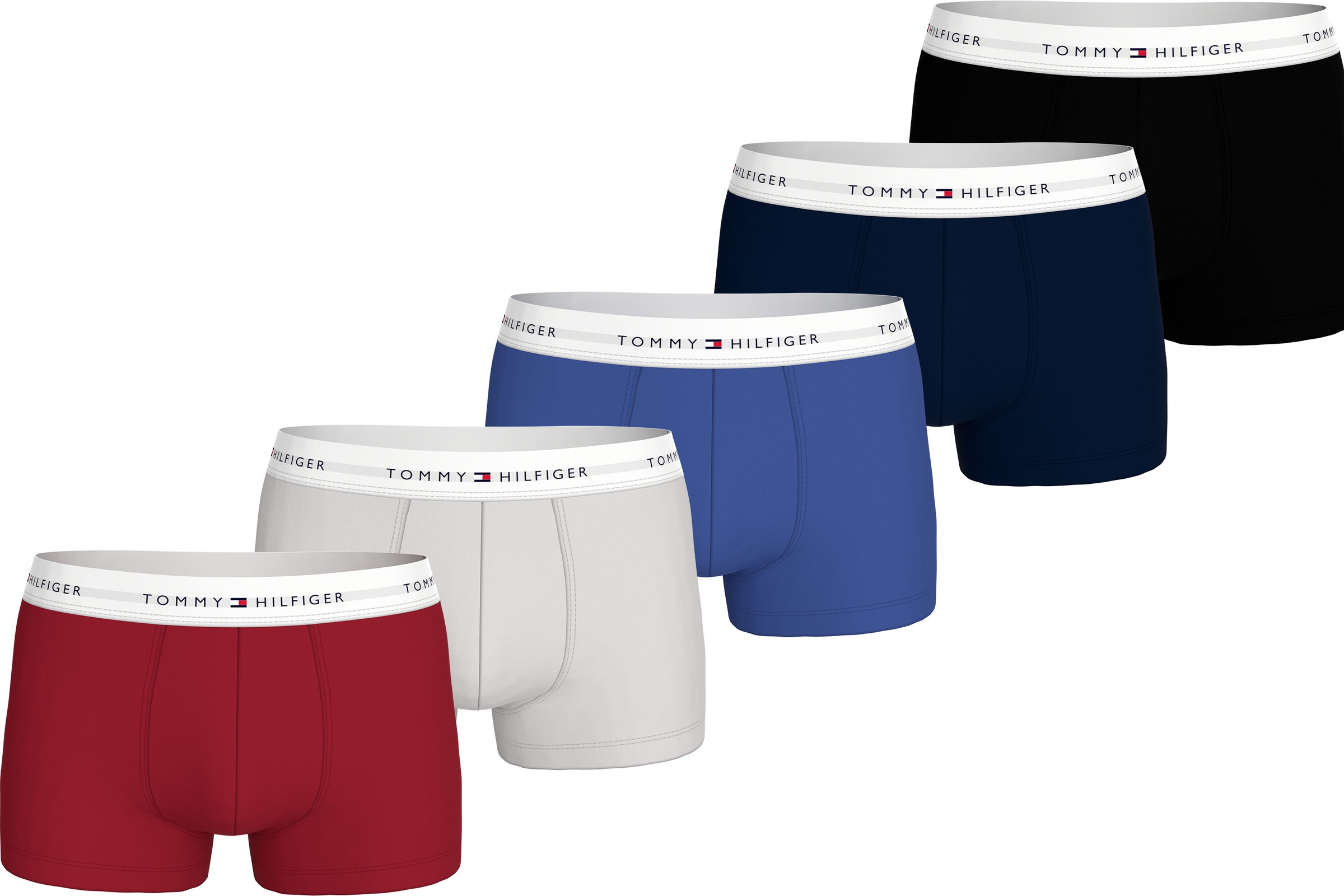 Tommy Hilfiger Underwear Boxer »TRUNK 5 PACK«, (5 St.), mit Logobund