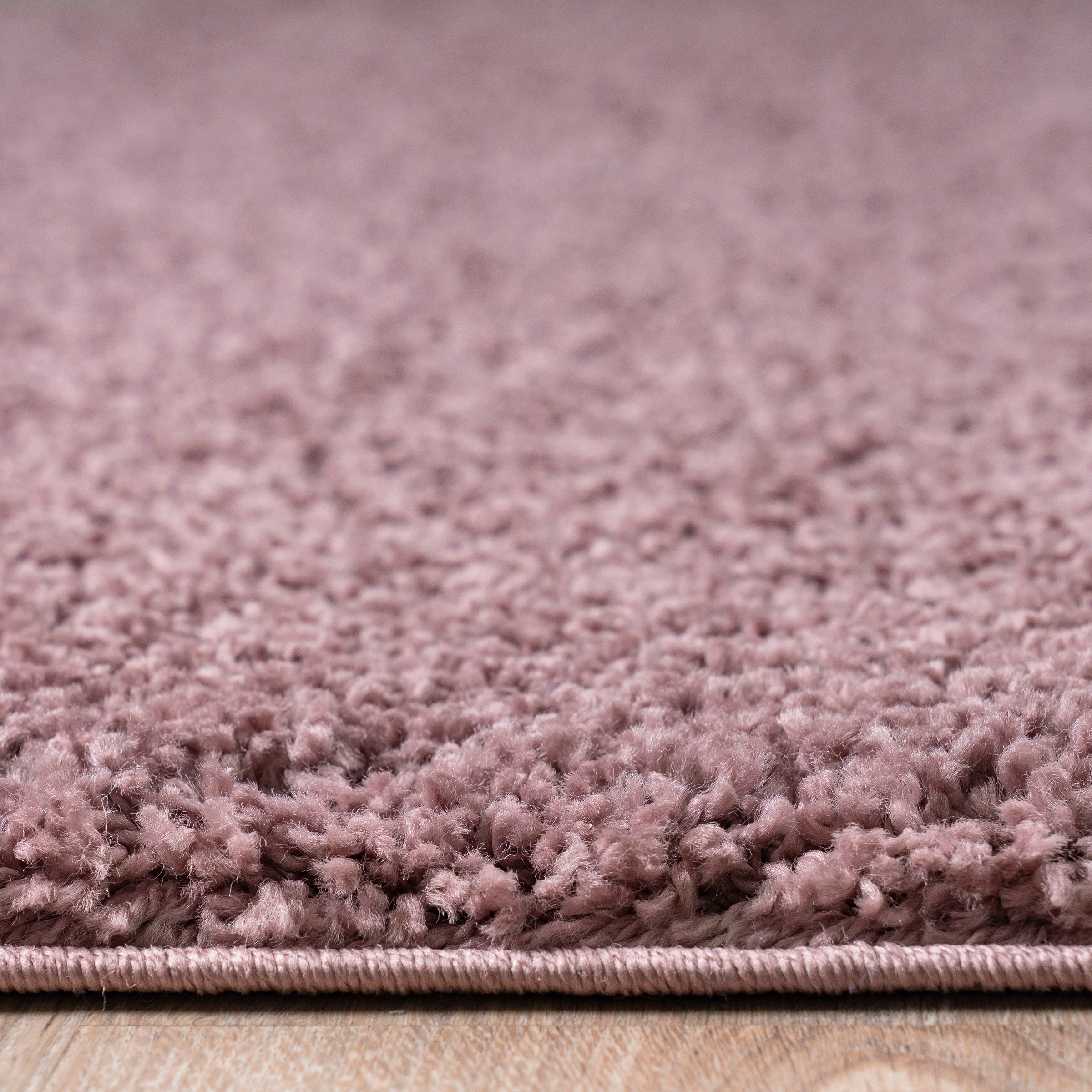 my home Teppich »Viva Teppich rund«, rund, 45 mm Höhe, Uni-Farben, einfarbig, besonders weich und kuschelig