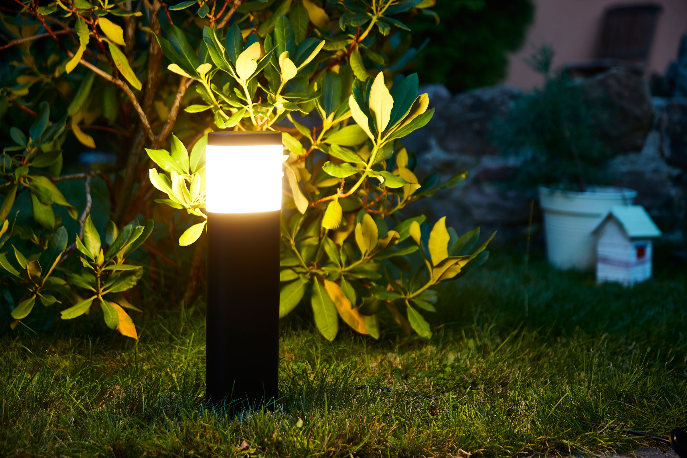 HEITRONIC LED Sockelleuchte flammig-flammig, online kaufen mit 3 | Standleuchte, 1 Garantie XXL 360°-Lichtaustritt Pollerleuchte, »Camella«, matter Jahren