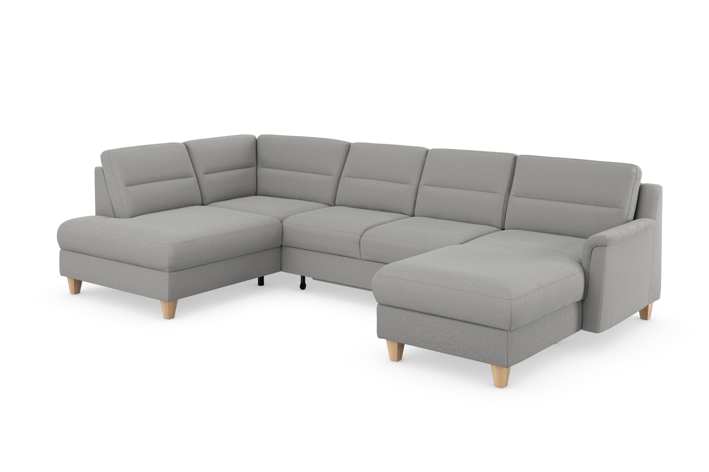 sit&more Wohnlandschaft »Farö U-Form«, inklusive Federkern, wahlweise mit Bettfunktion und Bettkasten