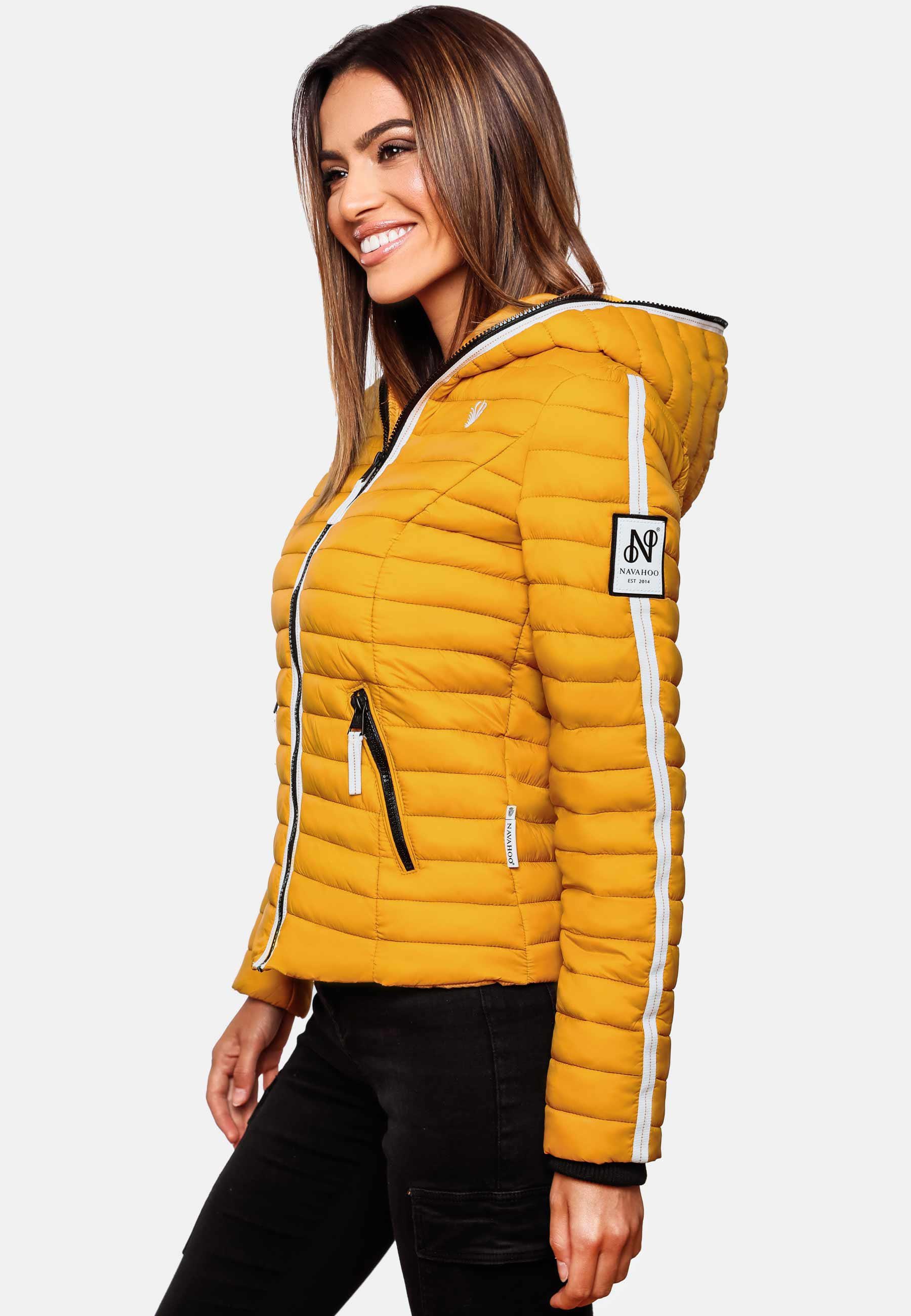 Navahoo Steppjacke »Übergangsjacke Kimuk Prc«, mit Kapuze, leichte Übergangsjacke mit Kapuze