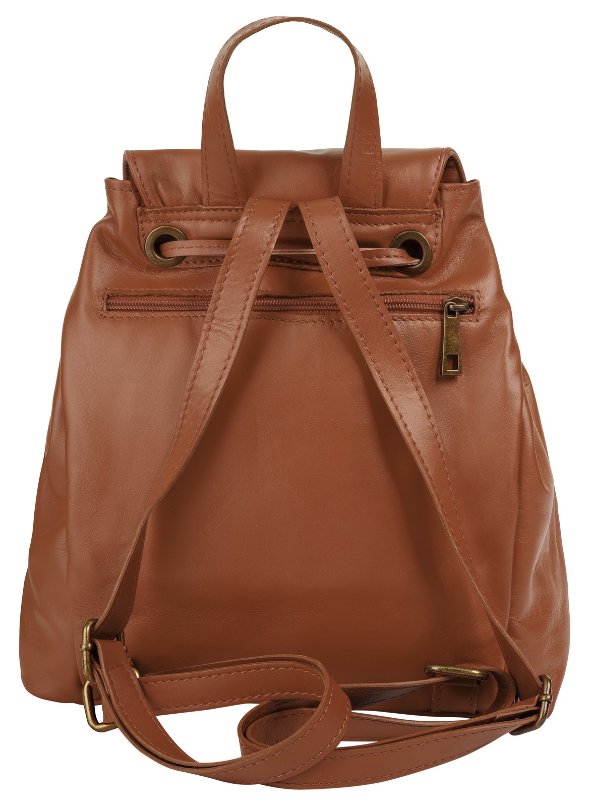 Samantha Look Cityrucksack, echt Leder, Made in Italy