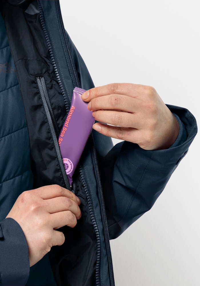 Jack Wolfskin 3-in-1-Funktionsjacke »GLAABACH 3IN1 JKT W«, (2 teilig), mit Kapuze