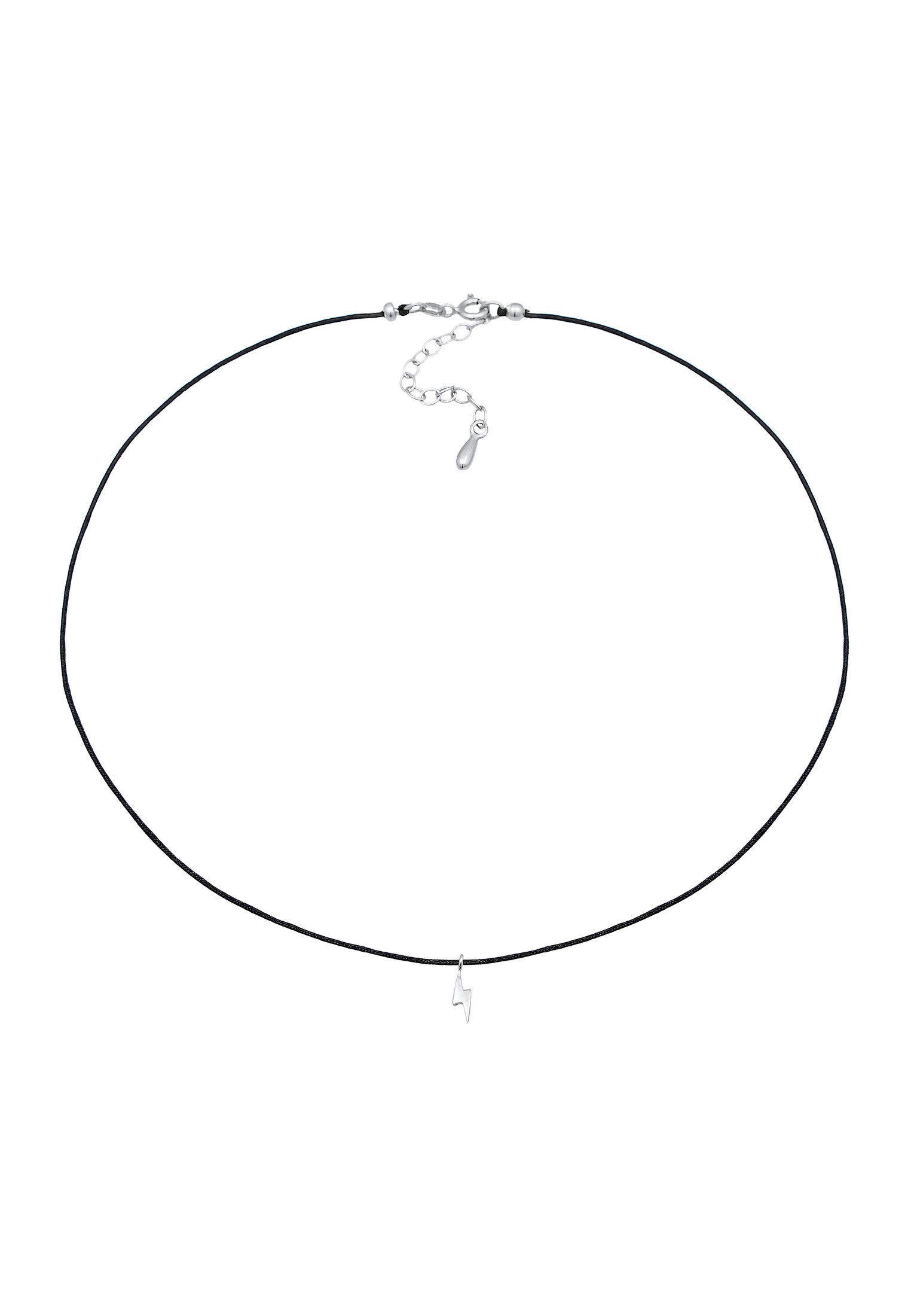 Elli Choker »Halskette Choker Blitz Nylonkette 925 Silber«