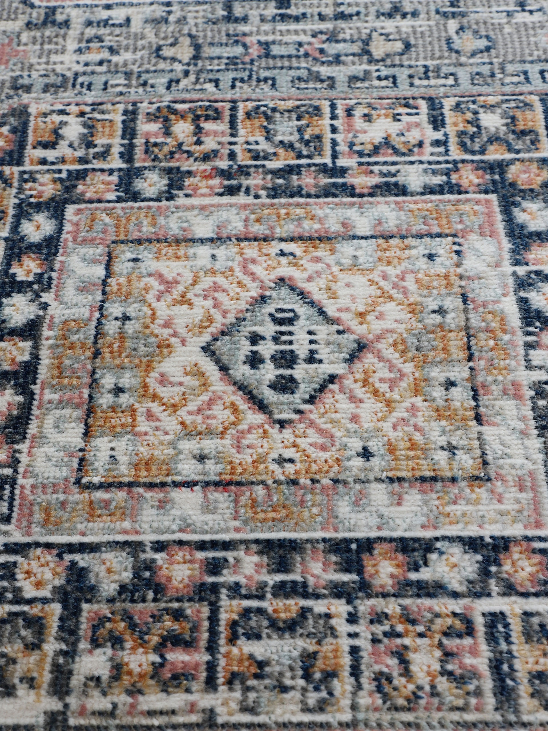 carpetfine Teppich »Omen_3«, rechteckig, 3 mm Höhe, Orient Vintage Look