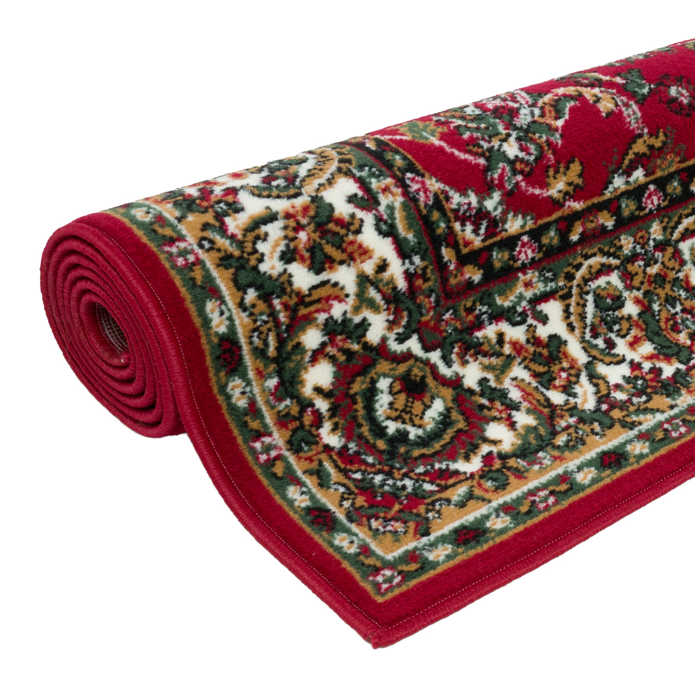 OTTO home Teppich »Ezzo, Made in Belgium«, rechteckig, 7 mm Höhe, Orient-Optik, mit Bordüre, Teppich, Kurzflor, Weich, Wohnzimmer