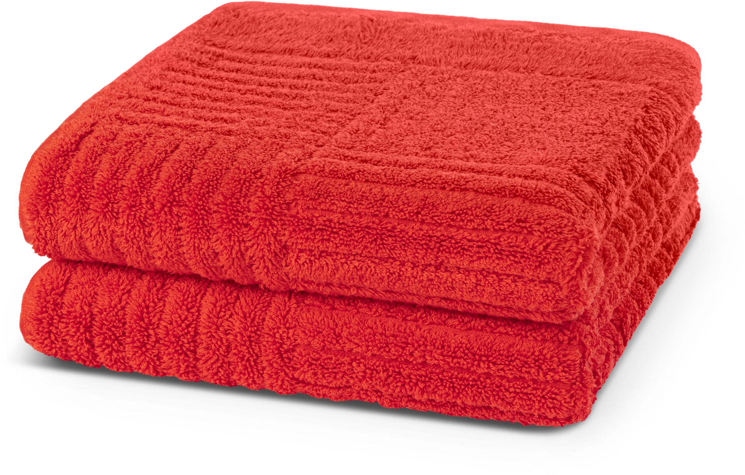 ROSS Handtücher »CARRE« 100% Baumwolle, Rippenstruktur, große Farbauswahl