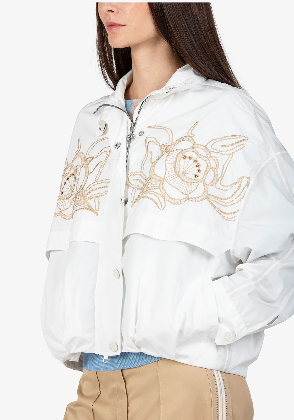 Sportalm Kitzbühel Blouson, mit aufwendiger, floraler Stickerei im Vorderteil