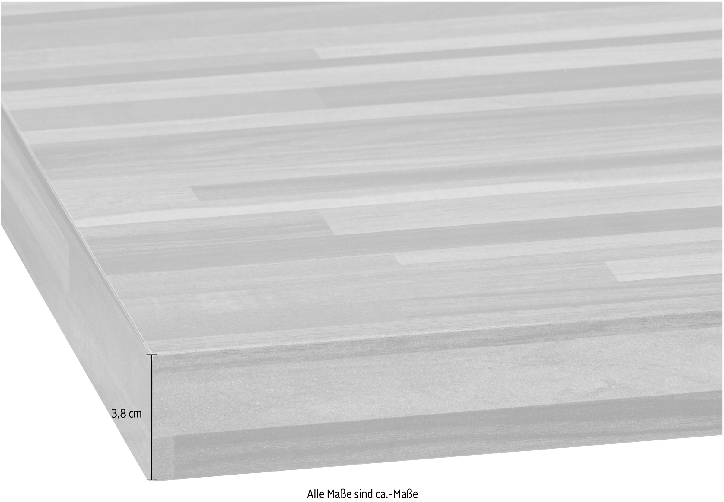 wiho Küchen Arbeitsplatte »"Flexi 38"«, 38 mm stark