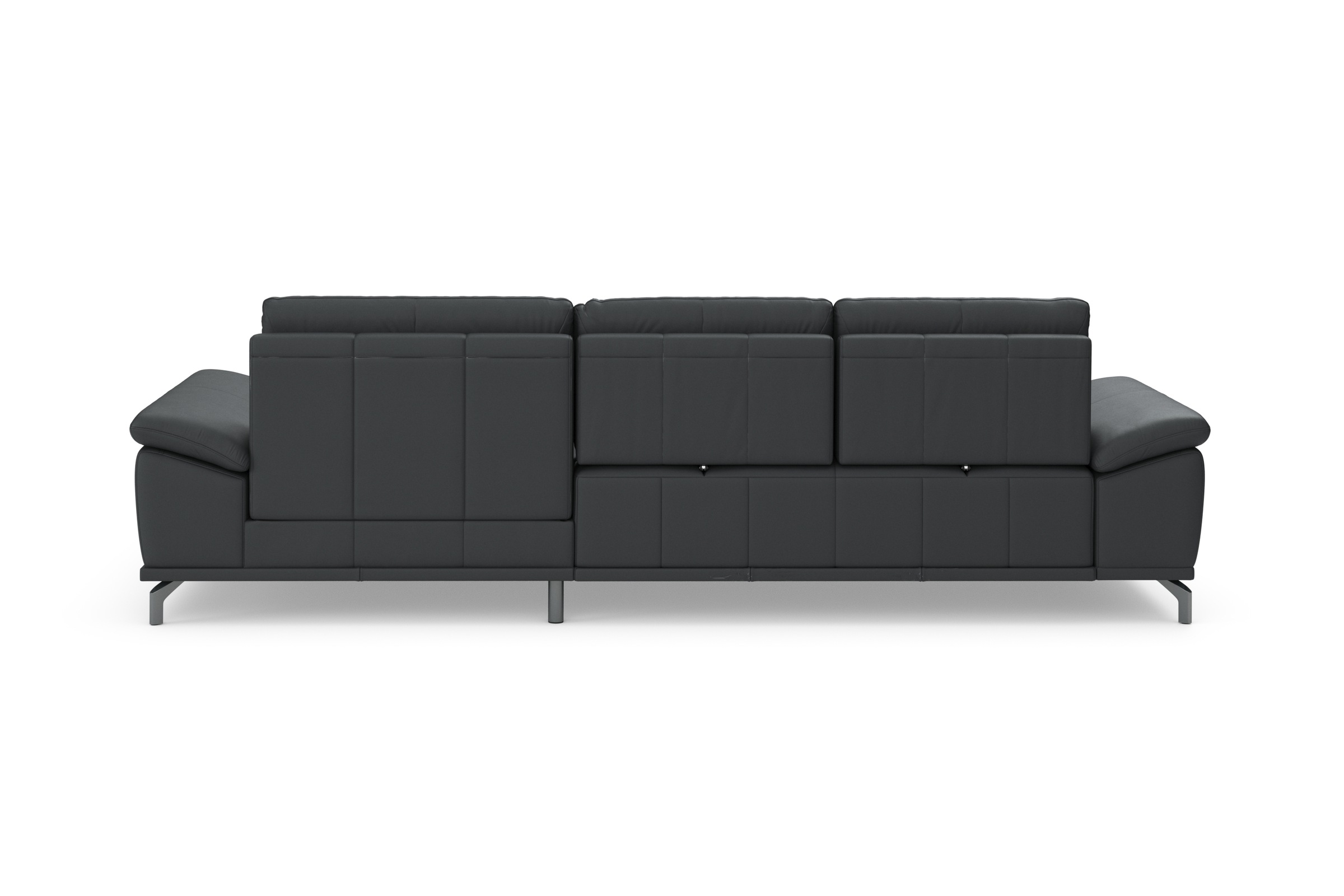 Places of Style Ecksofa Costello, mit Sitztiefenverstellung und Armlehnfunktion, incl. 3 Nierenkissen