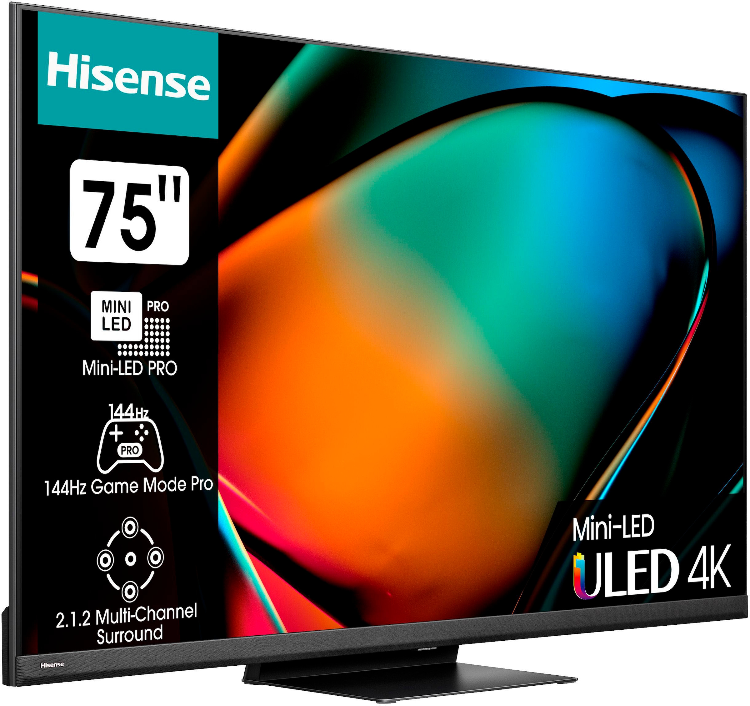 Hisense Mini-LED-Fernseher »75U8KQ«, Smart-TV Ultra ➥ 3 XXL Garantie Jahre UNIVERSAL cm/75 | HD, Zoll, 4K 189