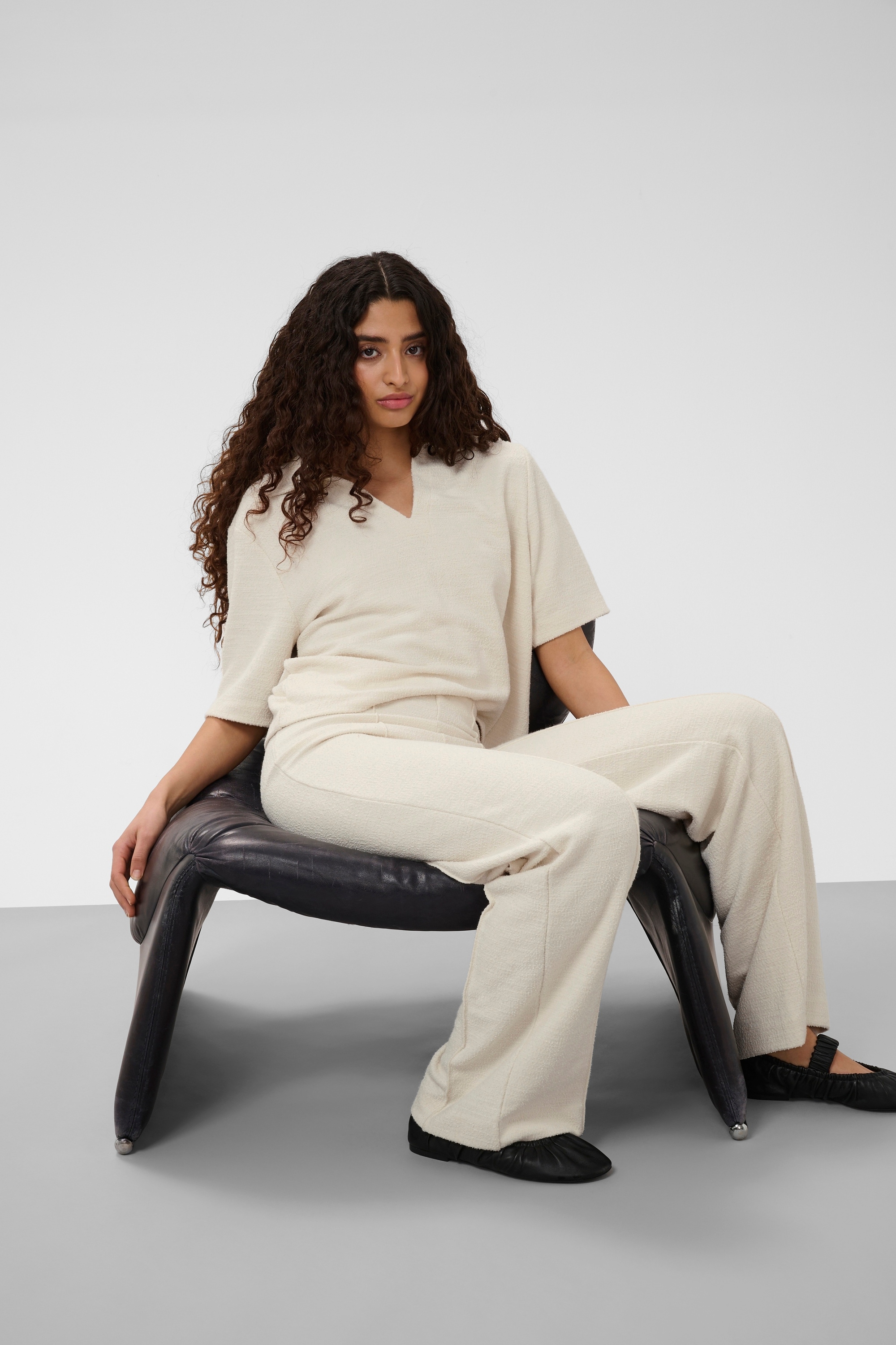SOAKED IN LUXURY Stoffhose »Strickhose SLBai«