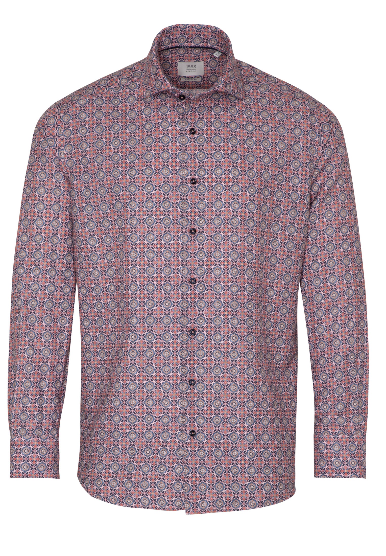 Eterna Langarmhemd »MODERN FIT« EASY IRON (bügelleicht)