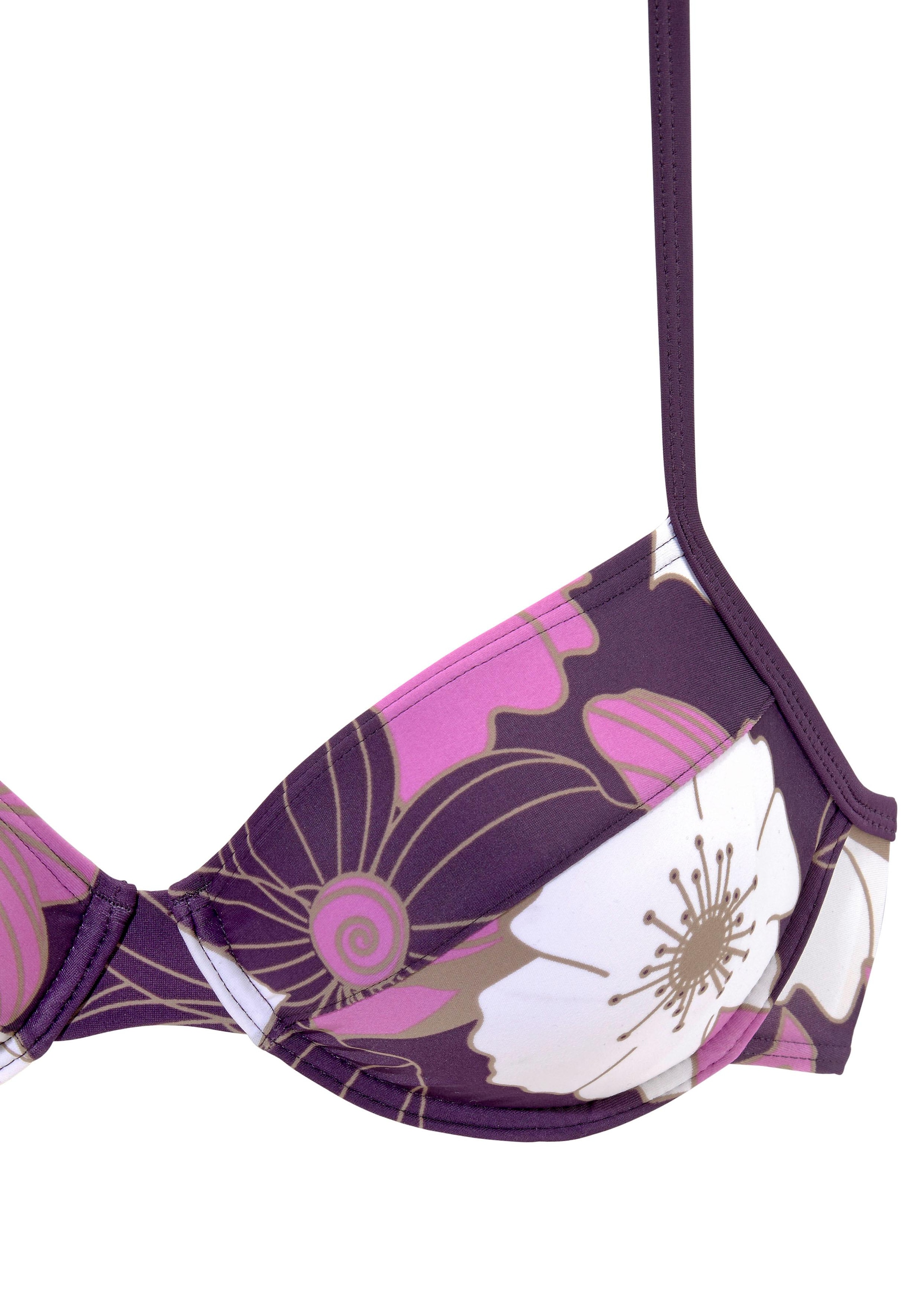 LASCANA Bügel-Bikini, mit Blumenprint